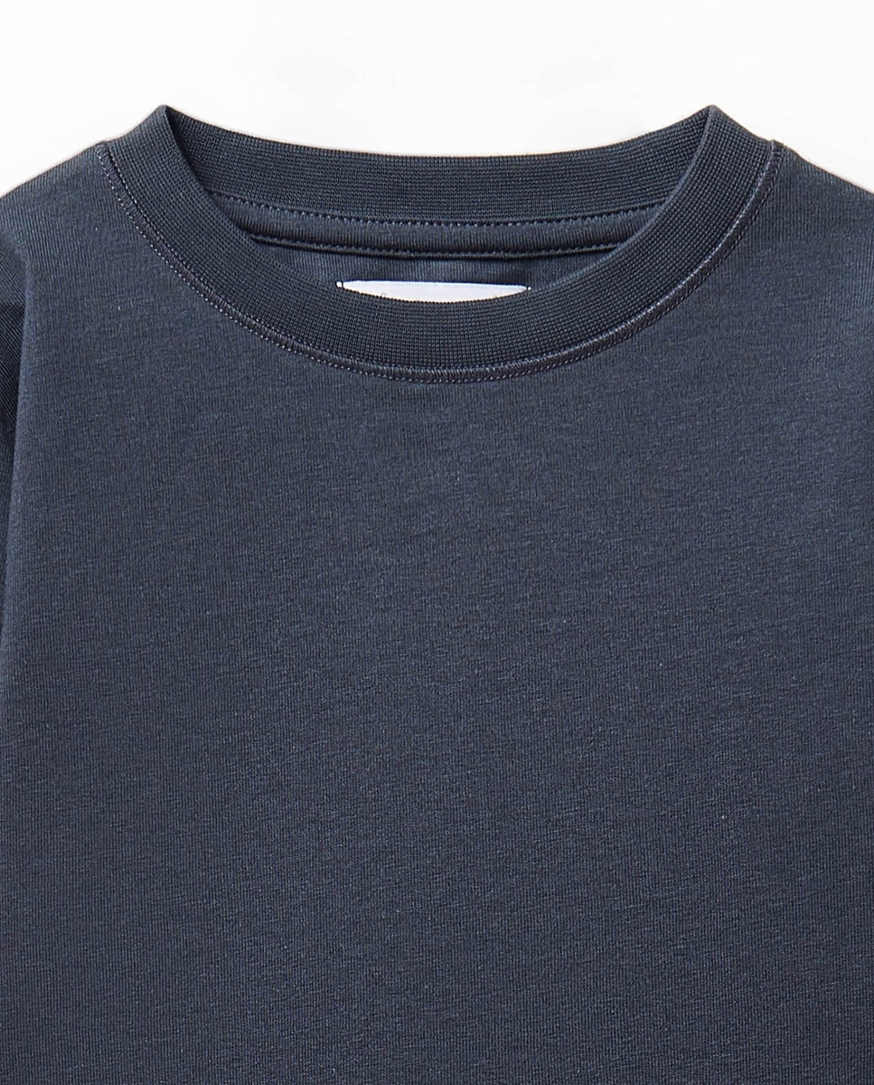 T-shirt Lisa Básica 430 Azul Escuro-2