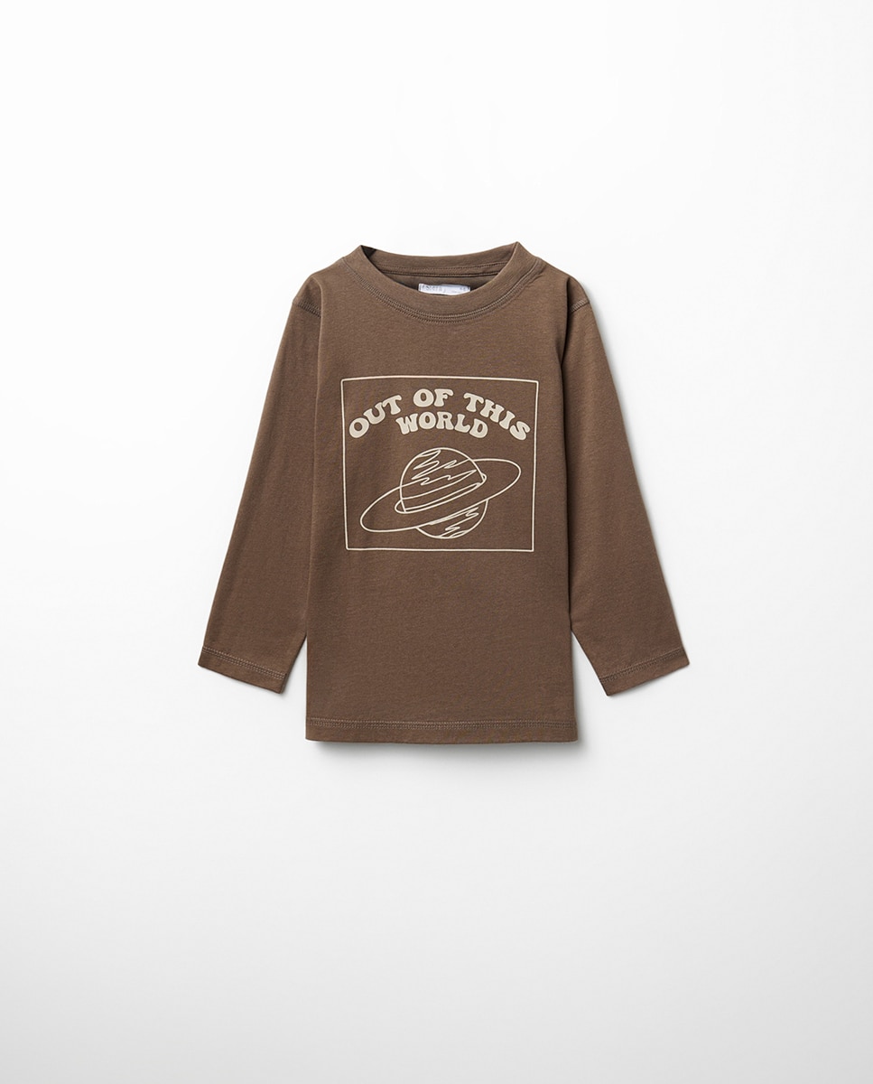 Imagem 0 de T-shirt com Estampado Básico