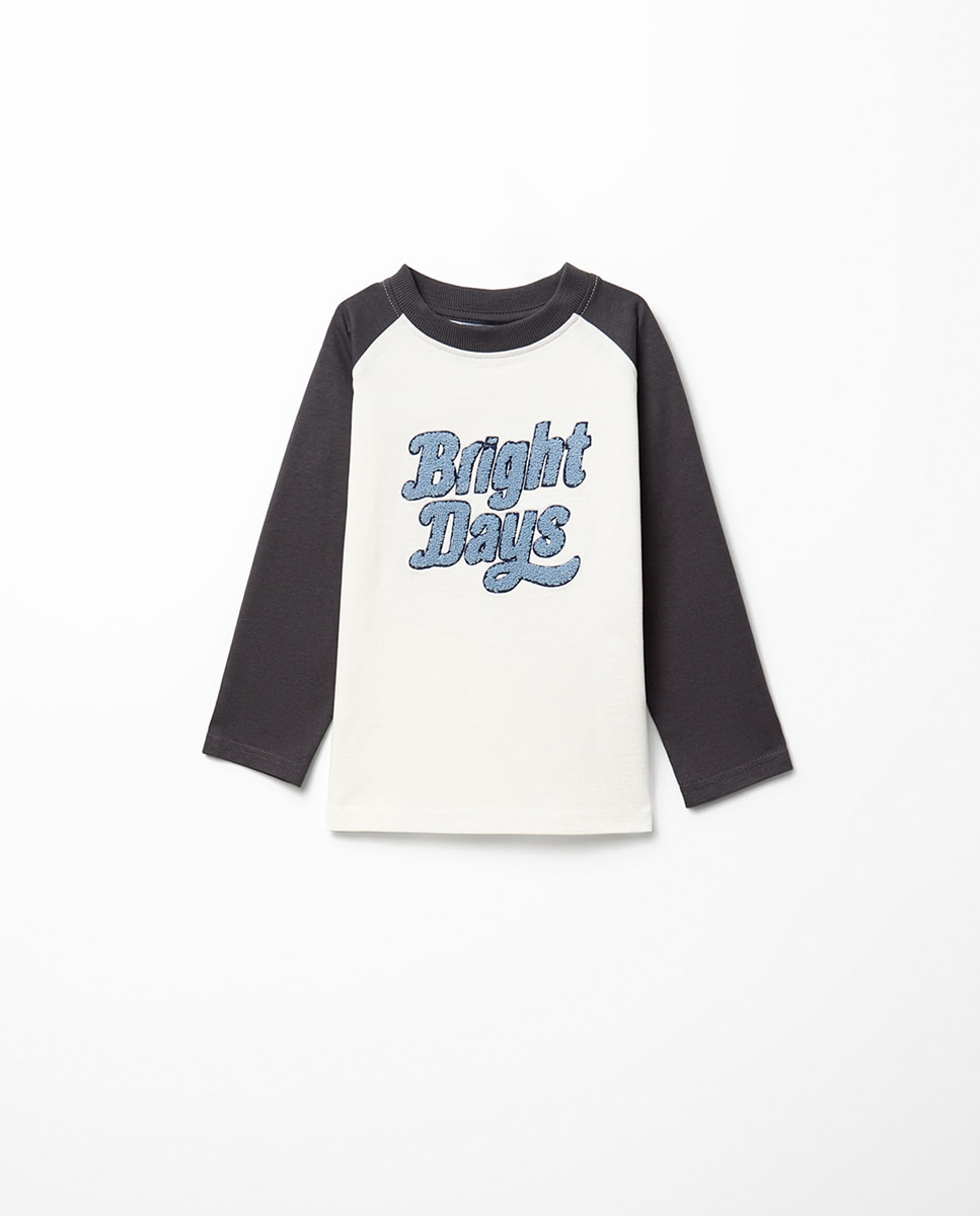 Camiseta toalla manga ranglán - Sfera - 830 Antracita 830 Antracita-1