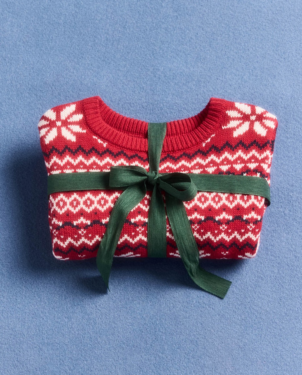 Camisola de Malha Alpina Vermelho-4