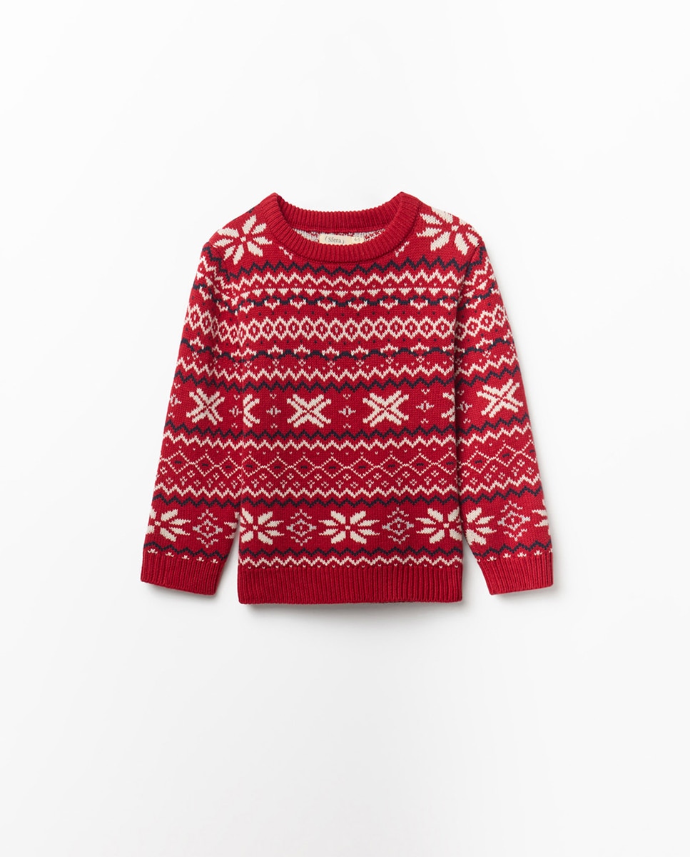 Camisola de Malha Alpina Vermelho-5