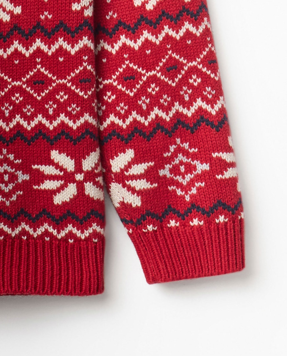 Camisola de Malha Alpina Vermelho-7