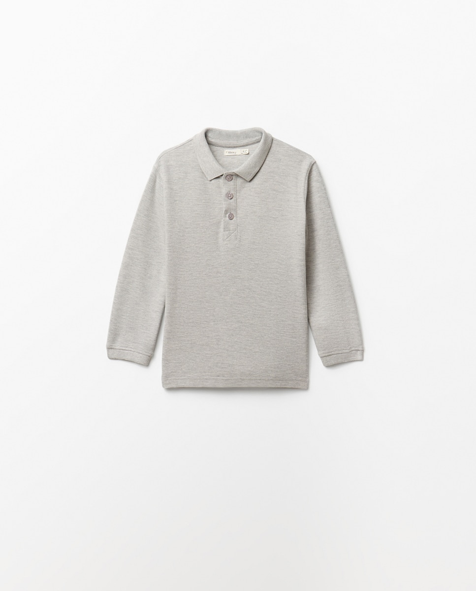 Polo básico - Sfera - Gris claro Gris claro-1