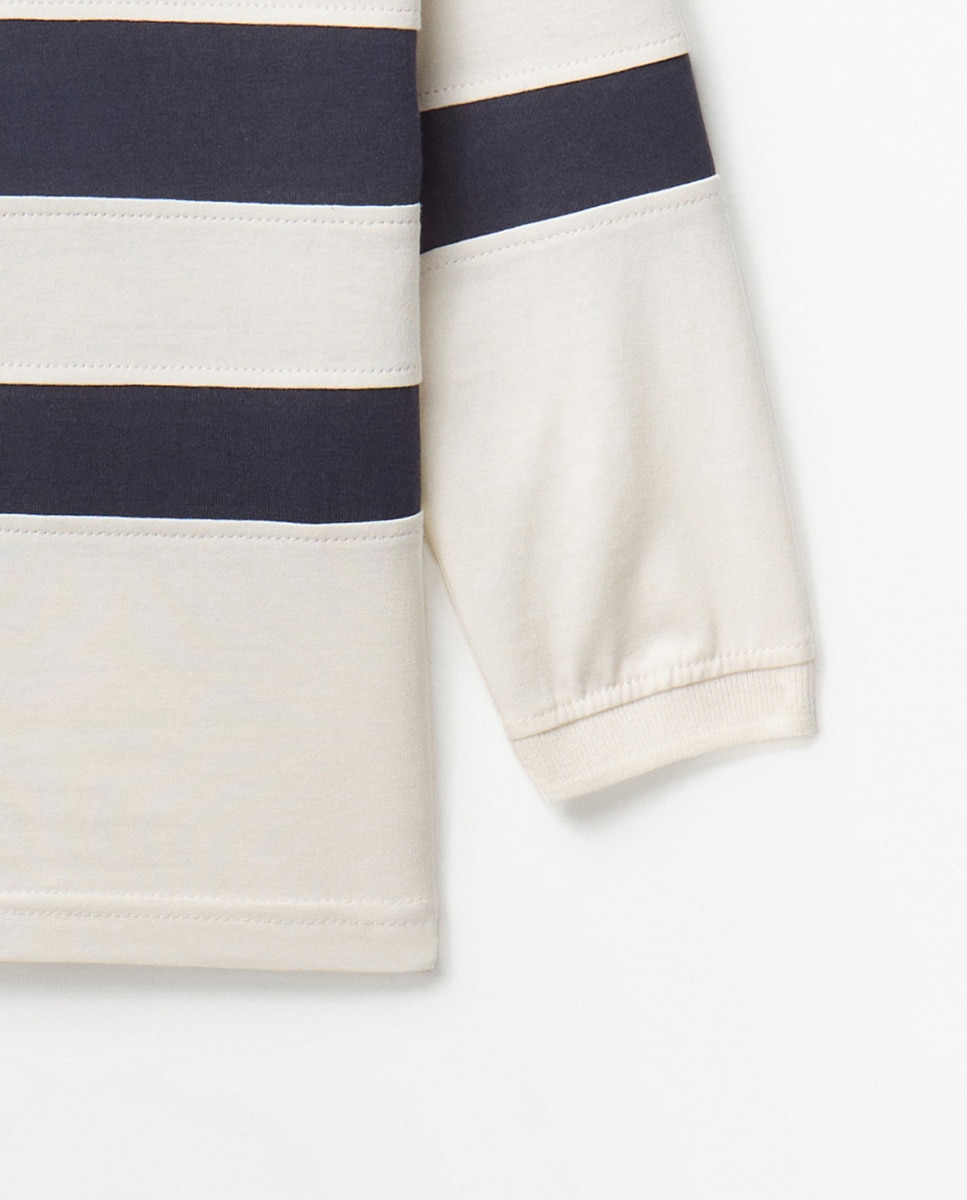 Polo com Risca Branco-marfim-6