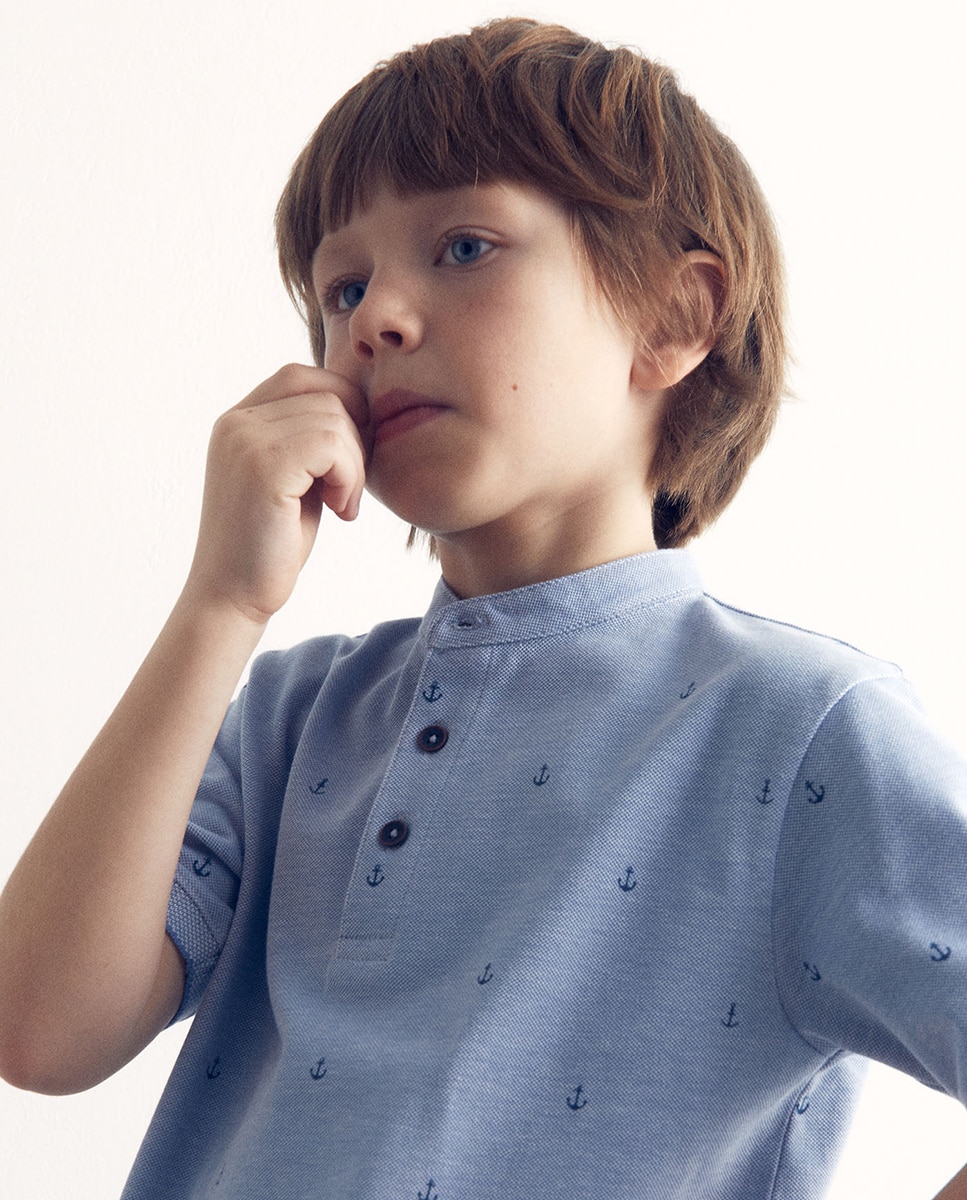 Polo Estampado Azul-escuro-2