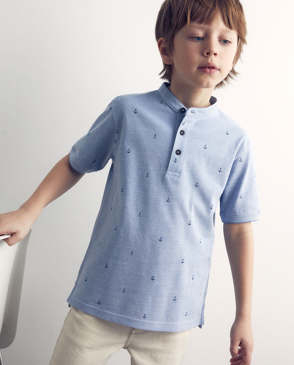 Polo Estampado Azul-escuro-3