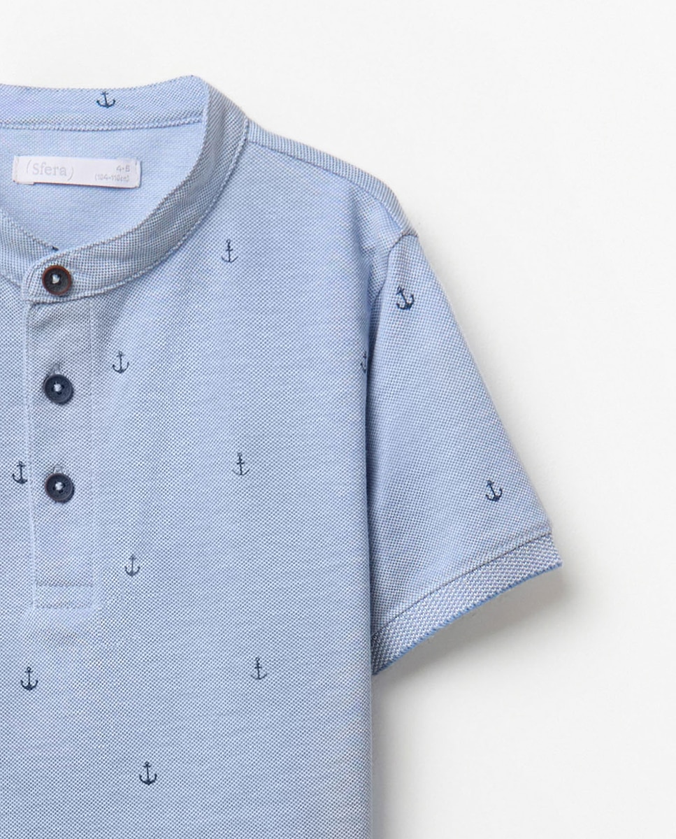 Polo Estampado Azul-escuro-6