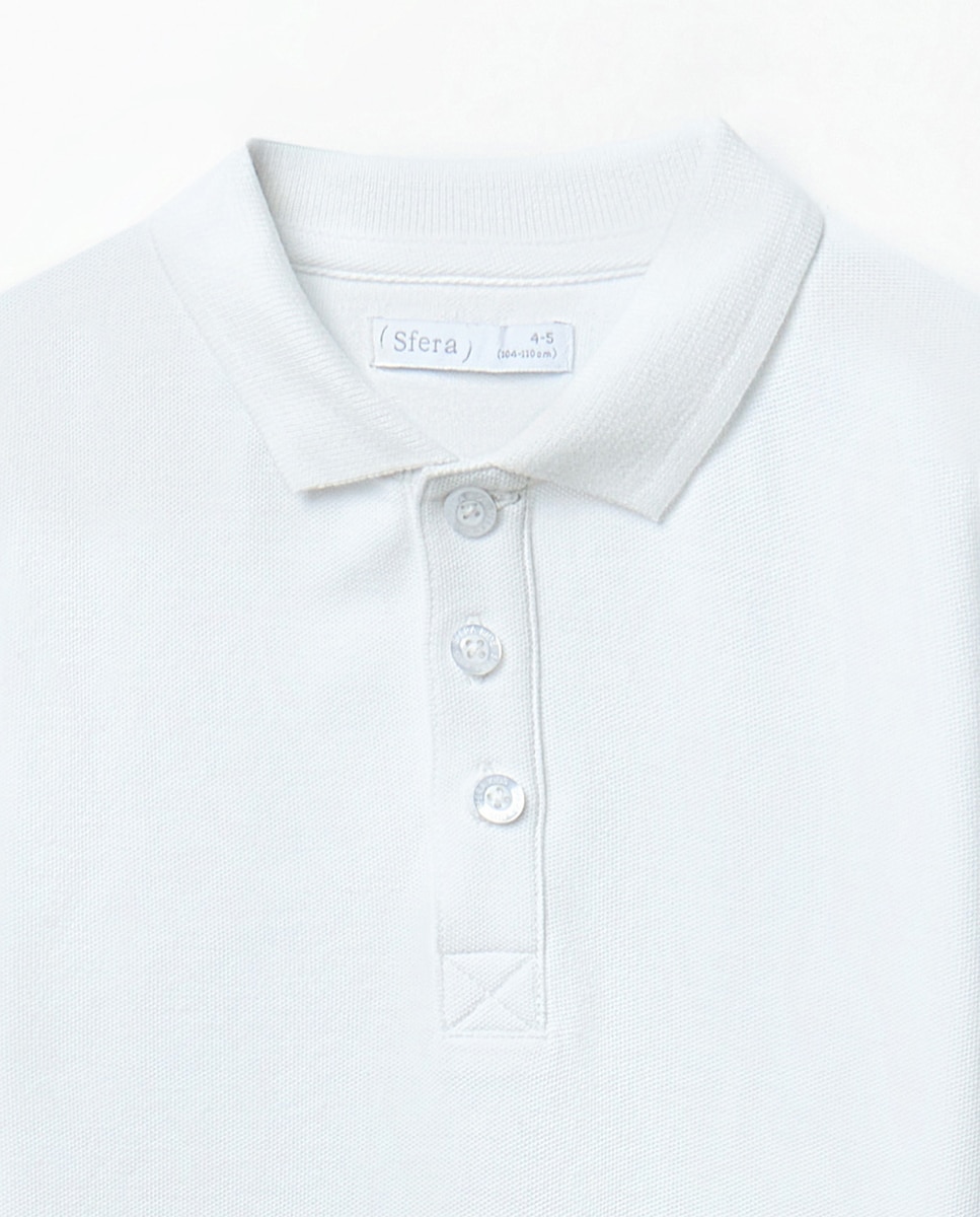 Polo básico - Sfera - Blanco roto Blanco roto-2