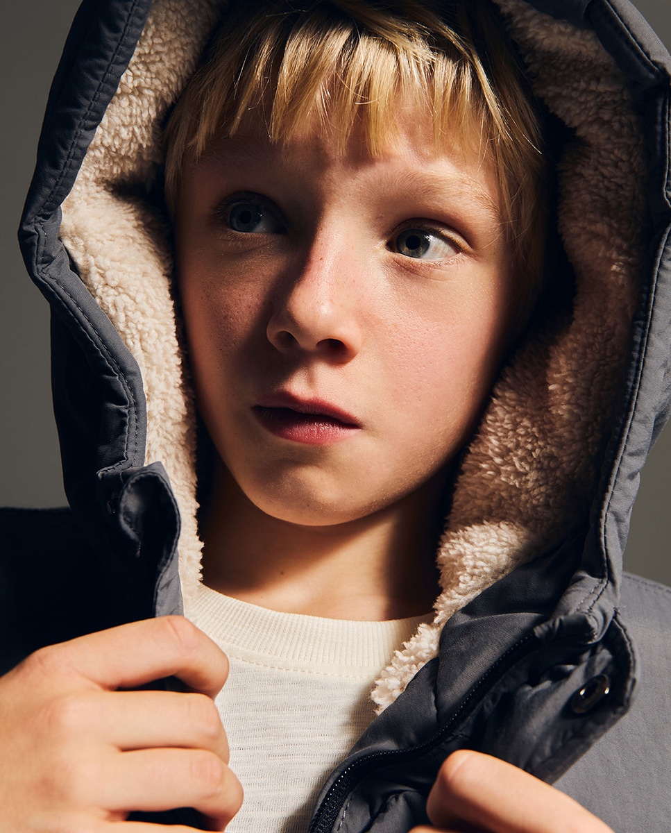 Parka Waterproof Cinzento-2