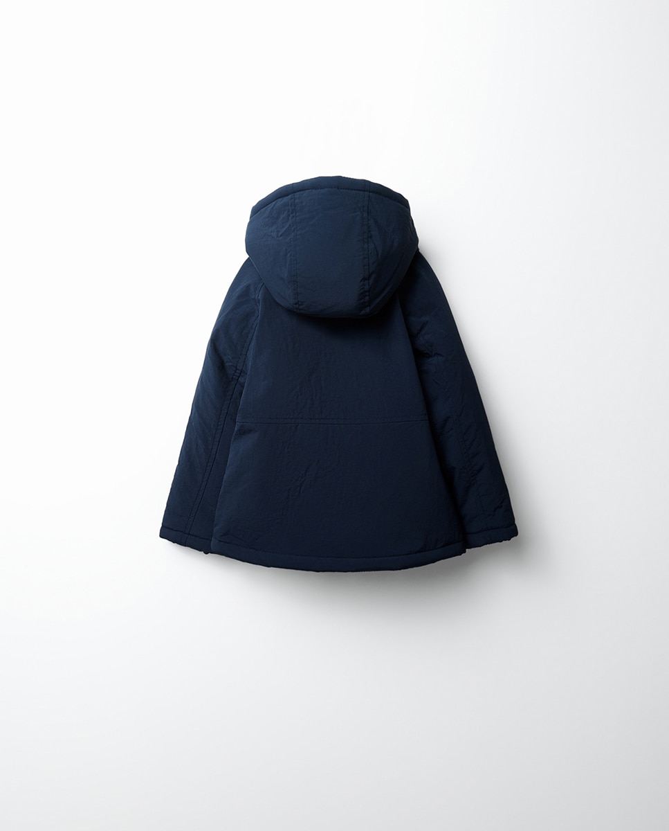 Corta-Vento Forrado Water Repellent Sfera Azul-marinho-4