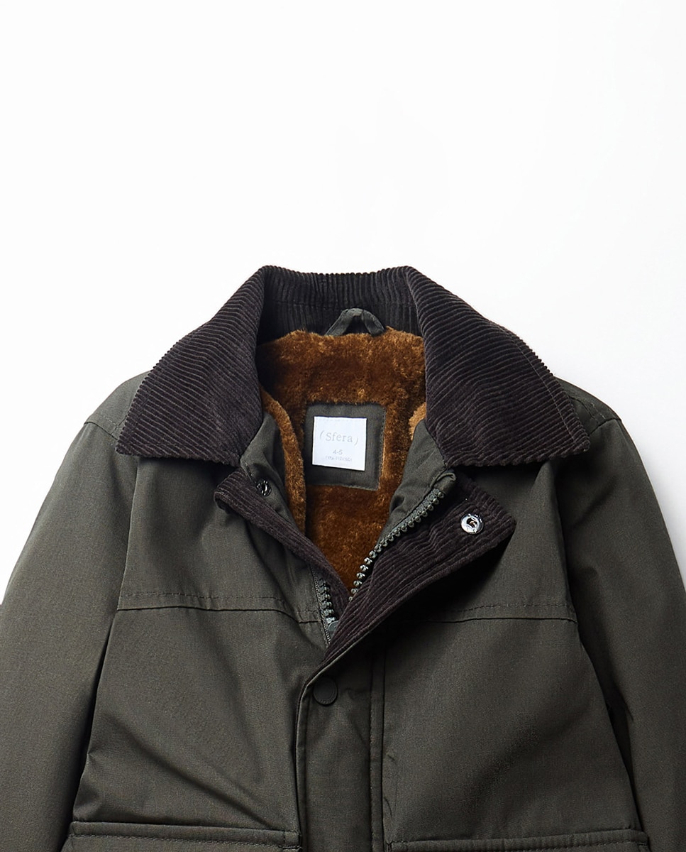 Parka Waterproof com Capuz Sfera 520 Caqui-2