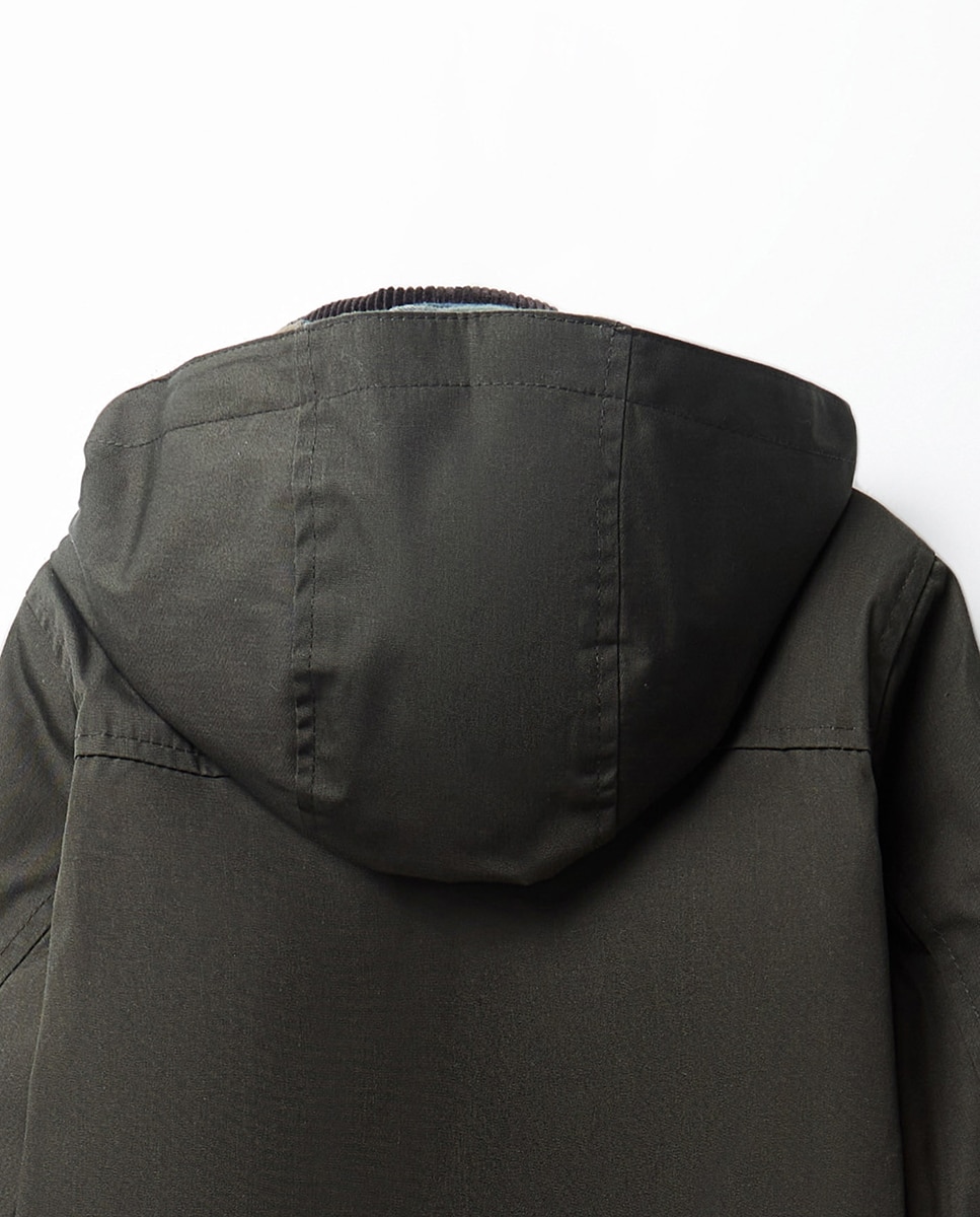 Parka Waterproof com Capuz Sfera 520 Caqui-3