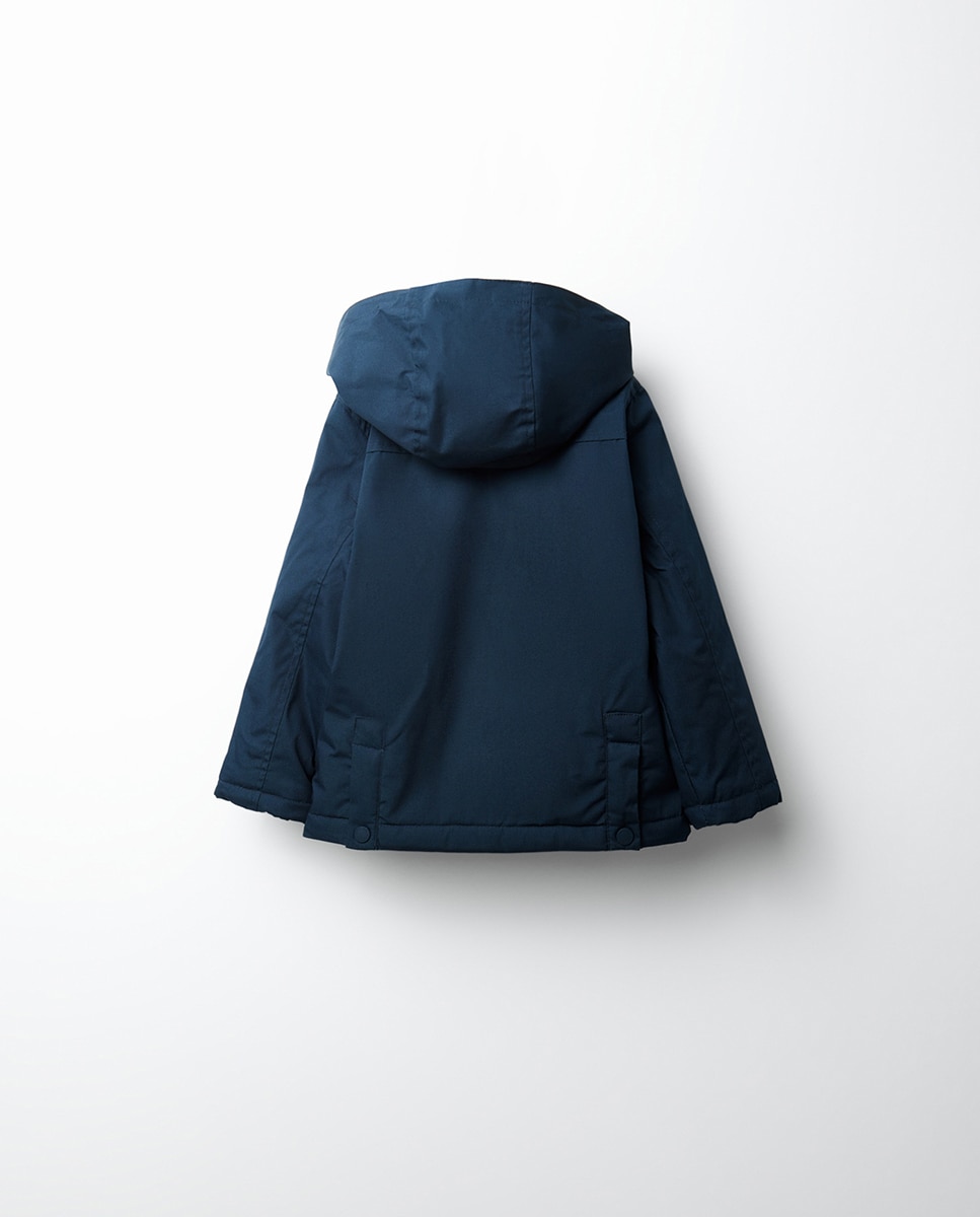 Parka waterproof capucha - Sfera - Azul marino Azul marino-4