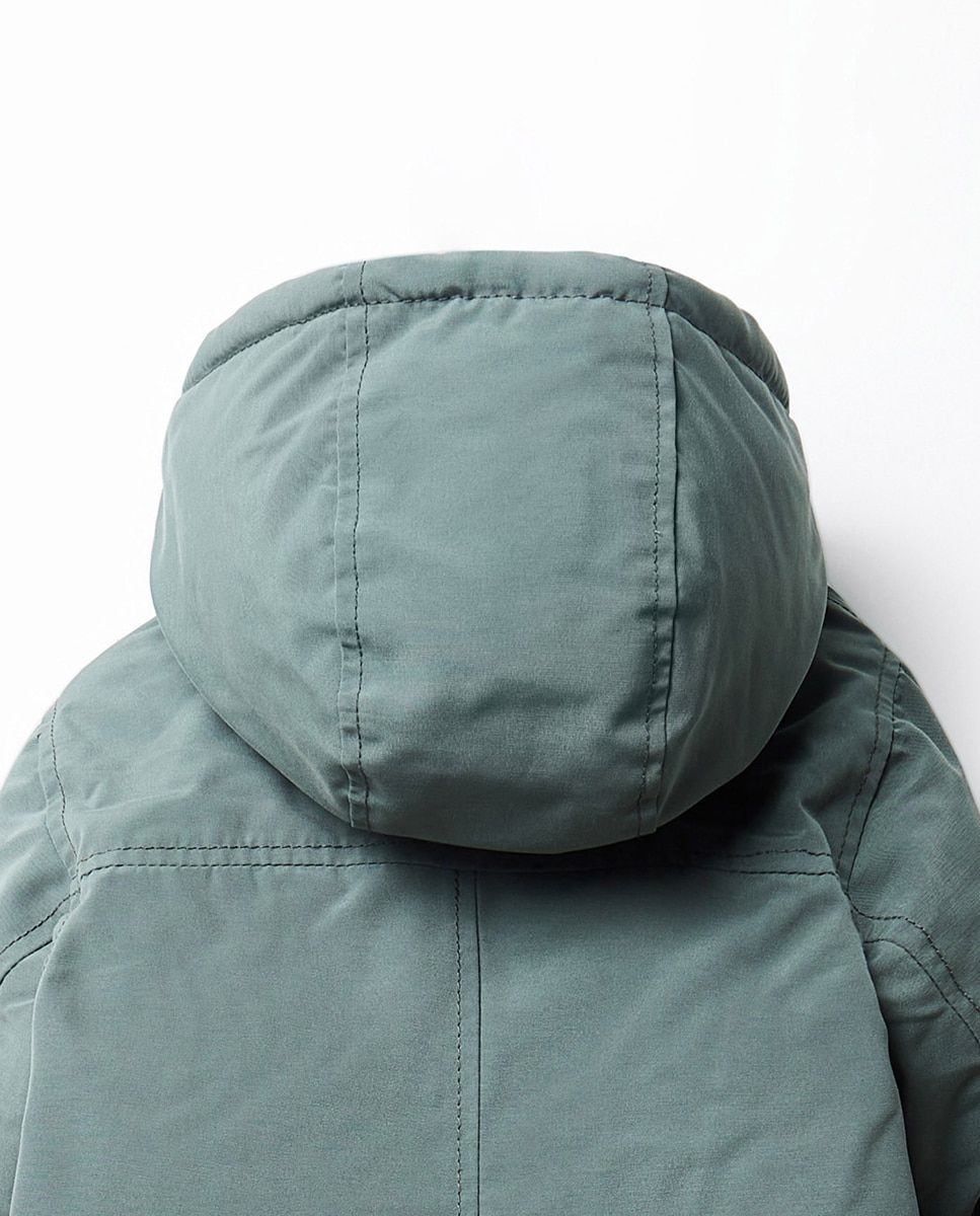 Parka Water Repellent com Bolso Sfera 520 Caqui-3