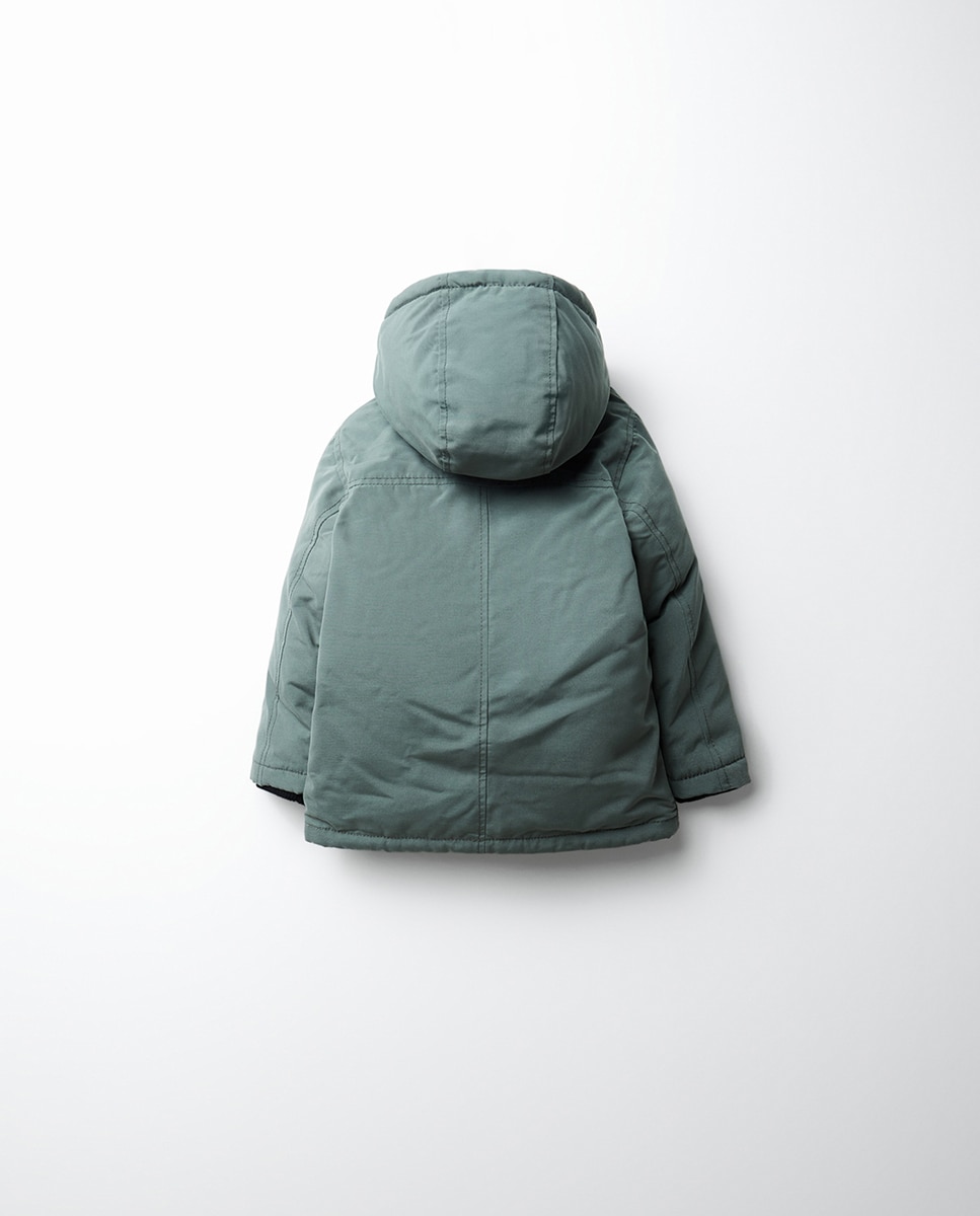 Parka Water Repellent com Bolso Sfera 520 Caqui-4