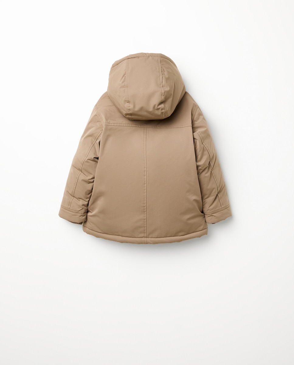Parka Corta-Vento Water Repellent Sfera 730 Camel-4