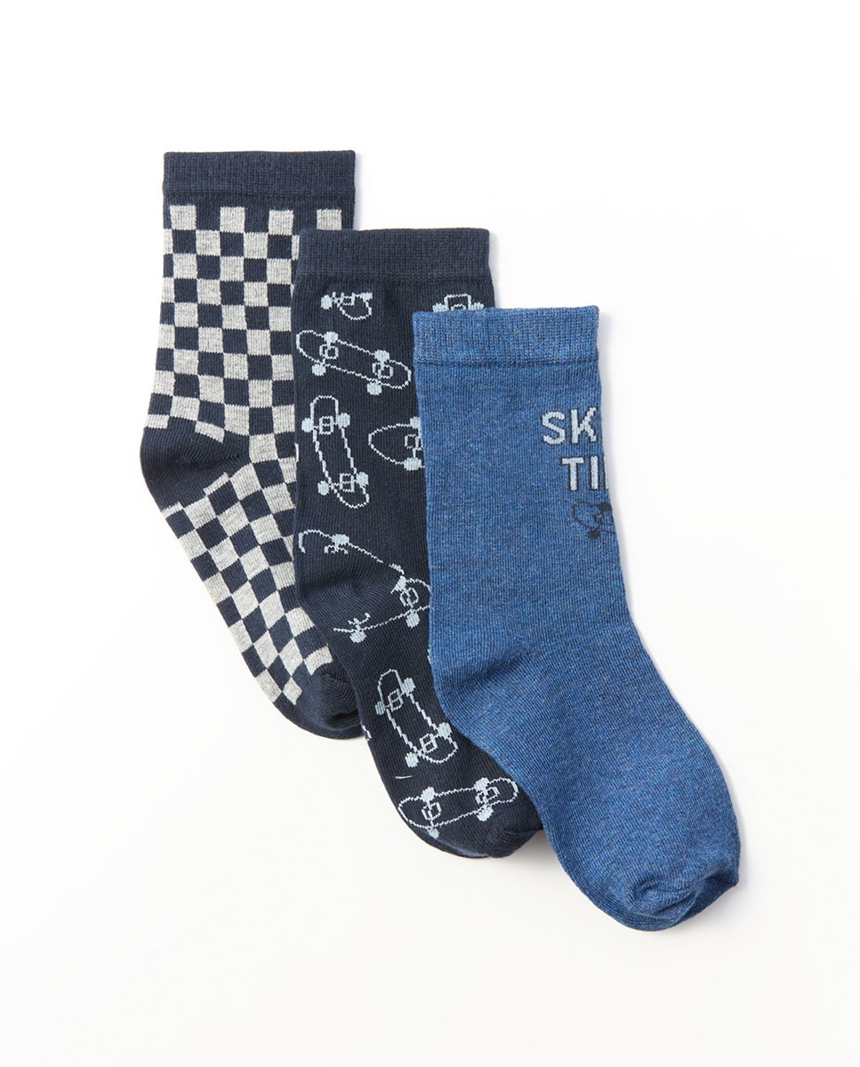 Imagem 0 de Pack de 3 Pares de Meias Skate