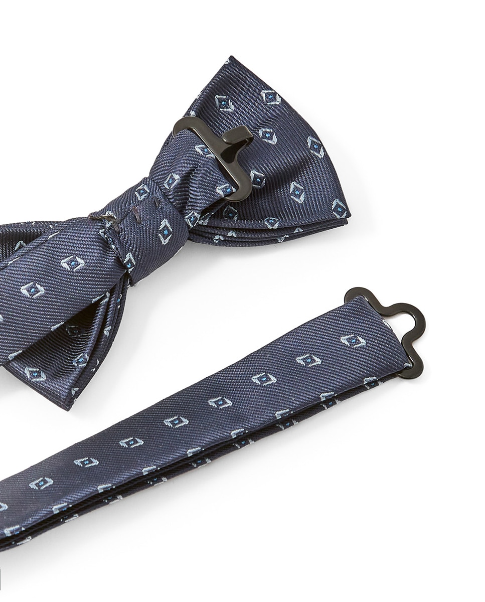 Laço Geométrico Azul-marinho-3
