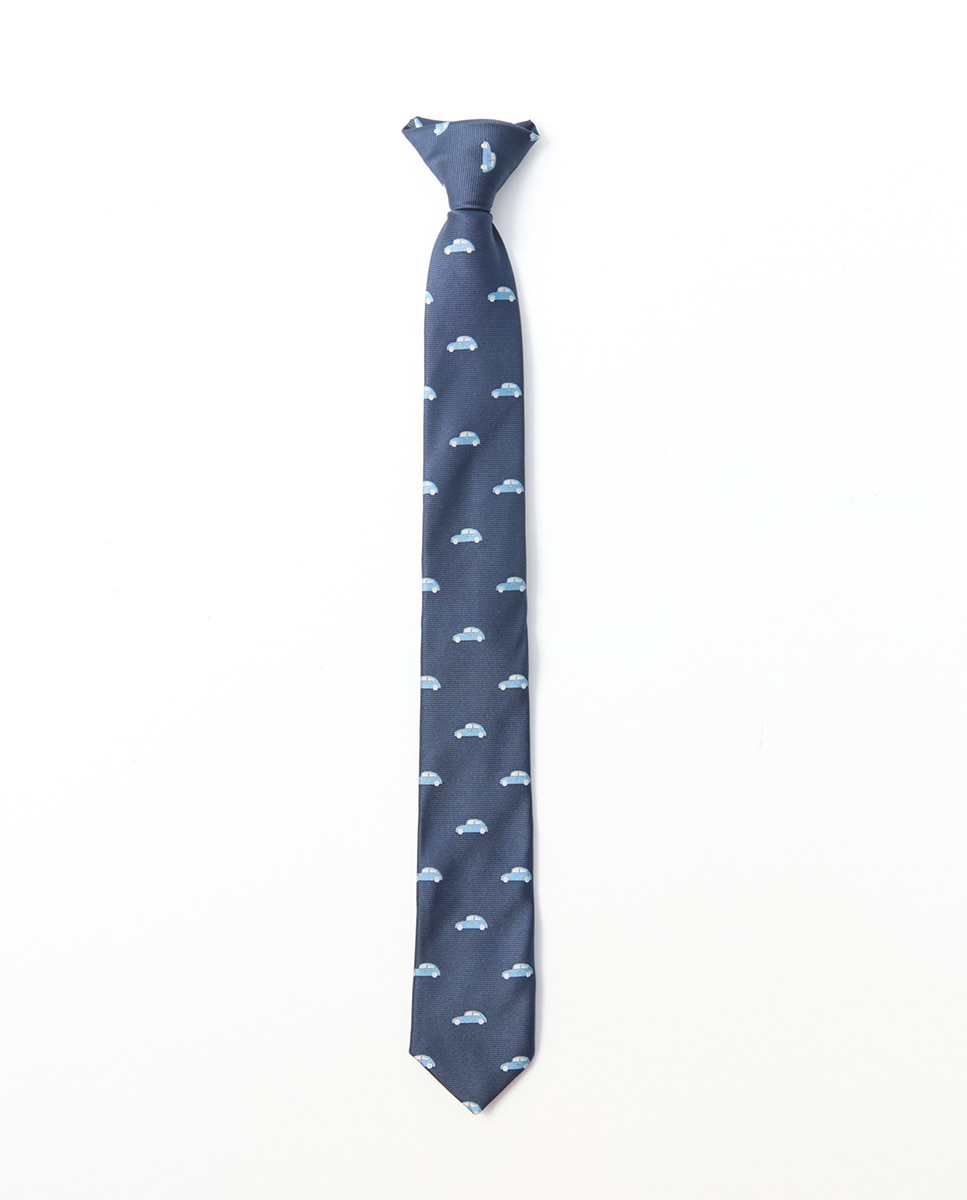 Imagen 0 de Corbata estampado coches Azul marino
