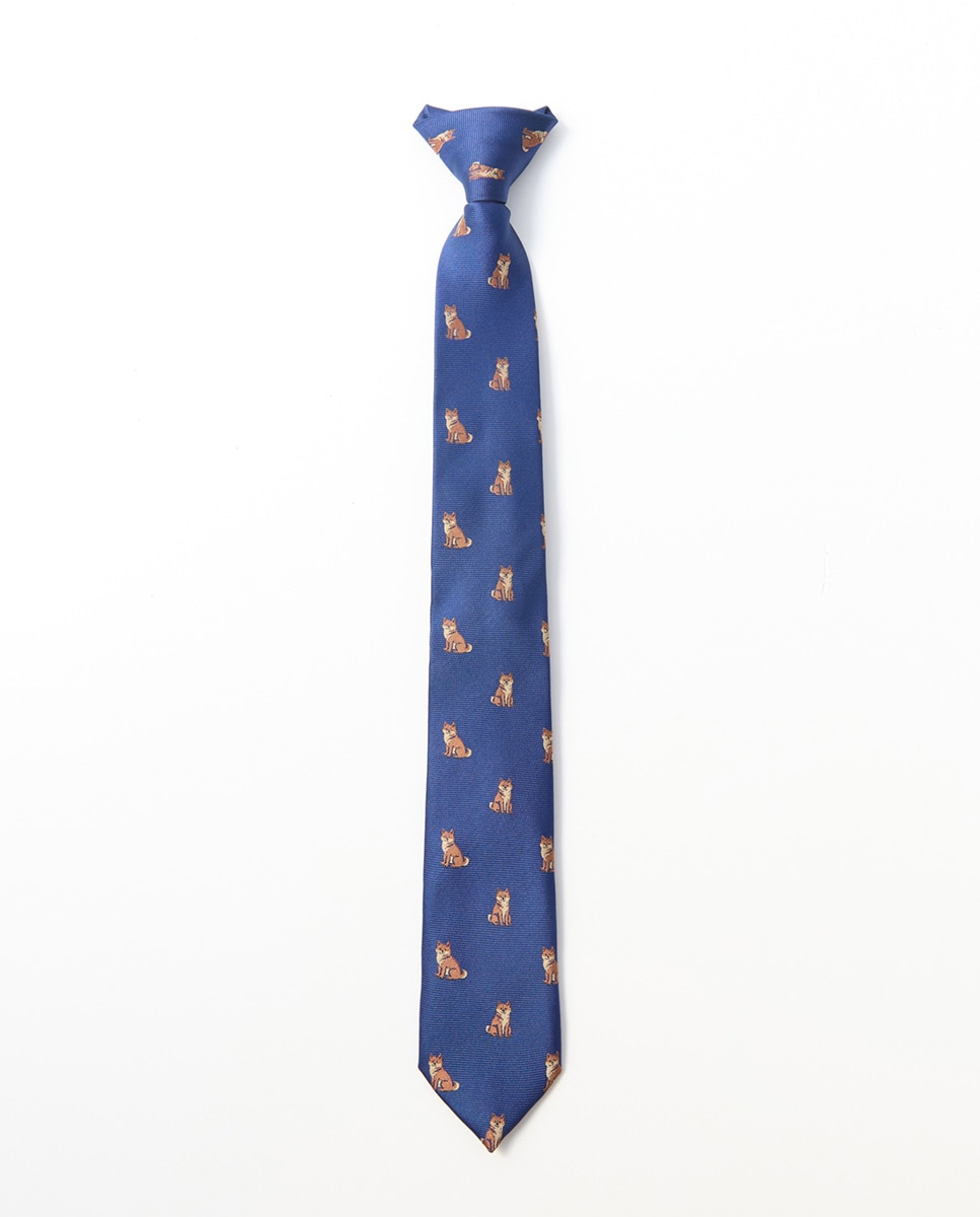 Imagen 0 de Corbata estampado perros 440 Azulón
