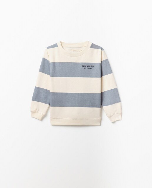 Imagen 0 de Sudadera rayas bordado