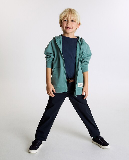 Imagen 0 de Sudadera abierta básica