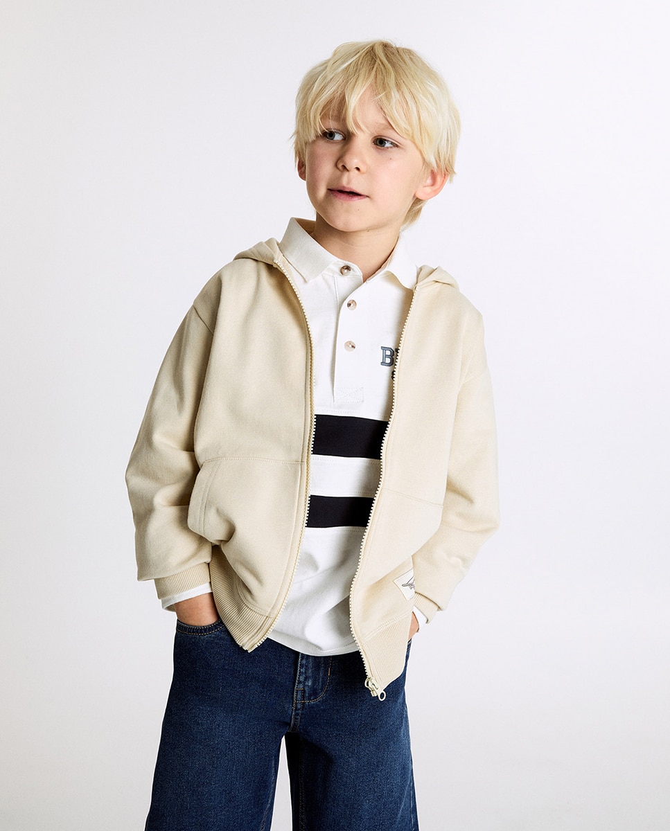 Imagem 0 de Sweatshirt Aberta Básica