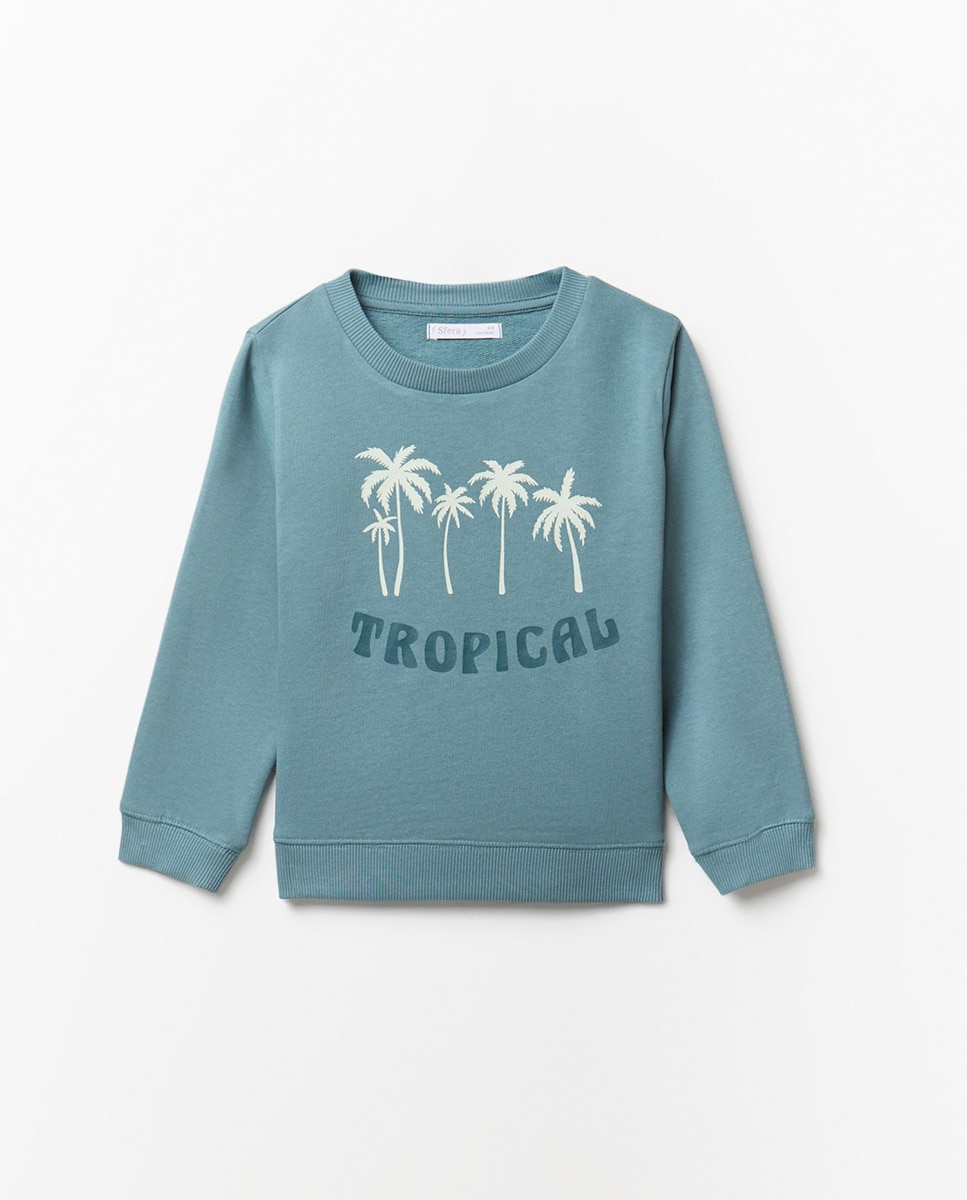 Imagem 0 de Sweatshirt Básica com Estampado