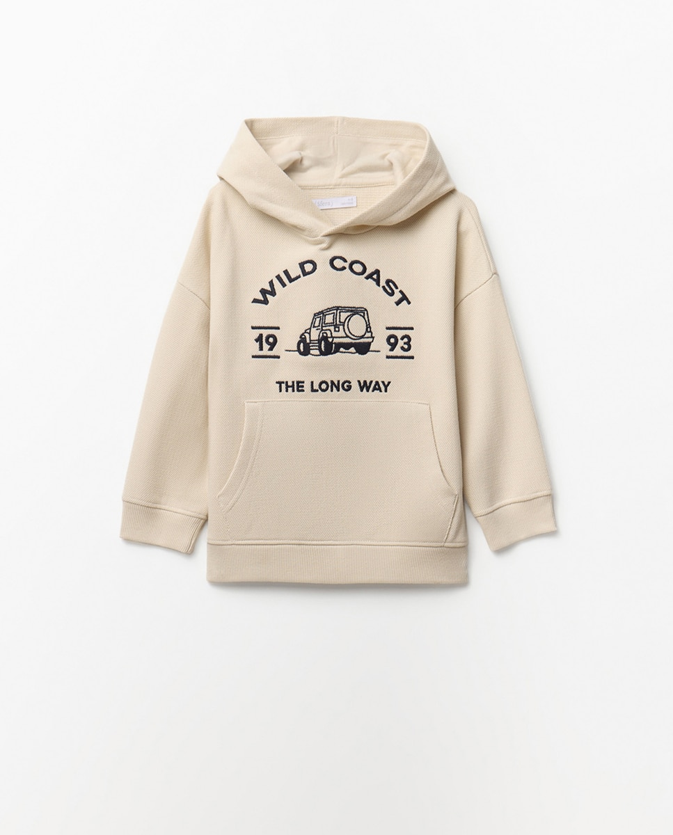 Imagem 0 de Sweatshirt com Bolso Canguru e Capuz