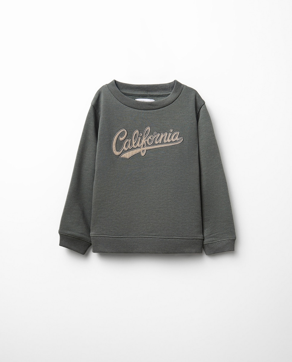 Imagem 0 de Sweatshirt Universitária com Patch de Sarja