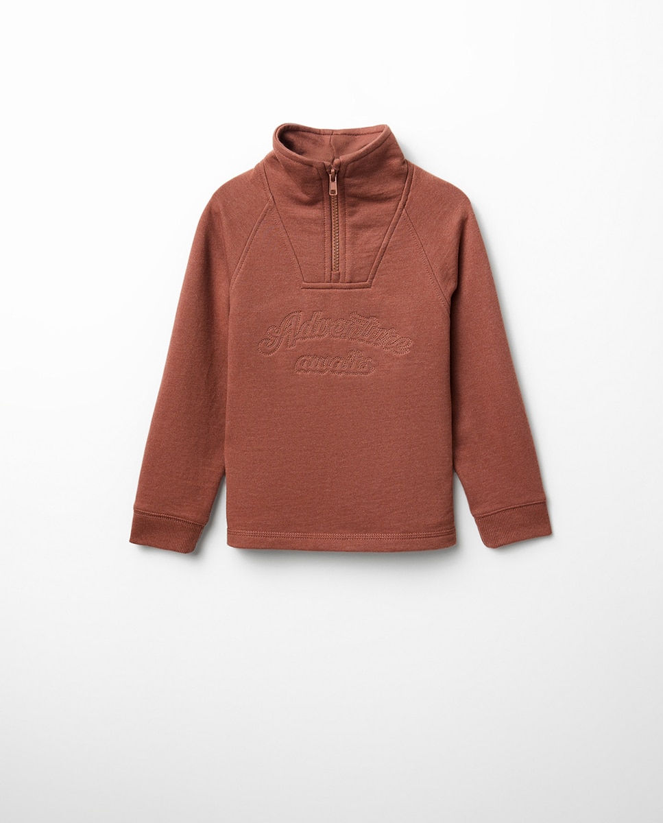Imagem 0 de Sweatshirt com fecho de correr