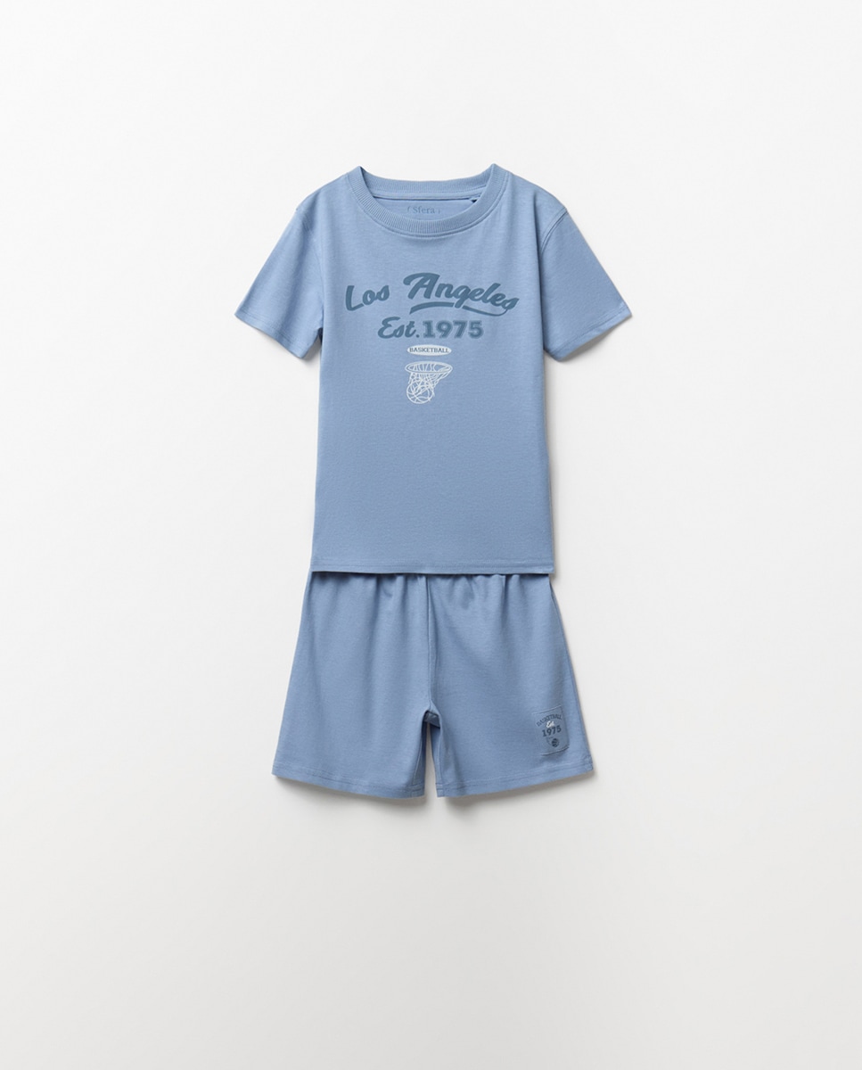 Pijama Los Ángeles Azul-1