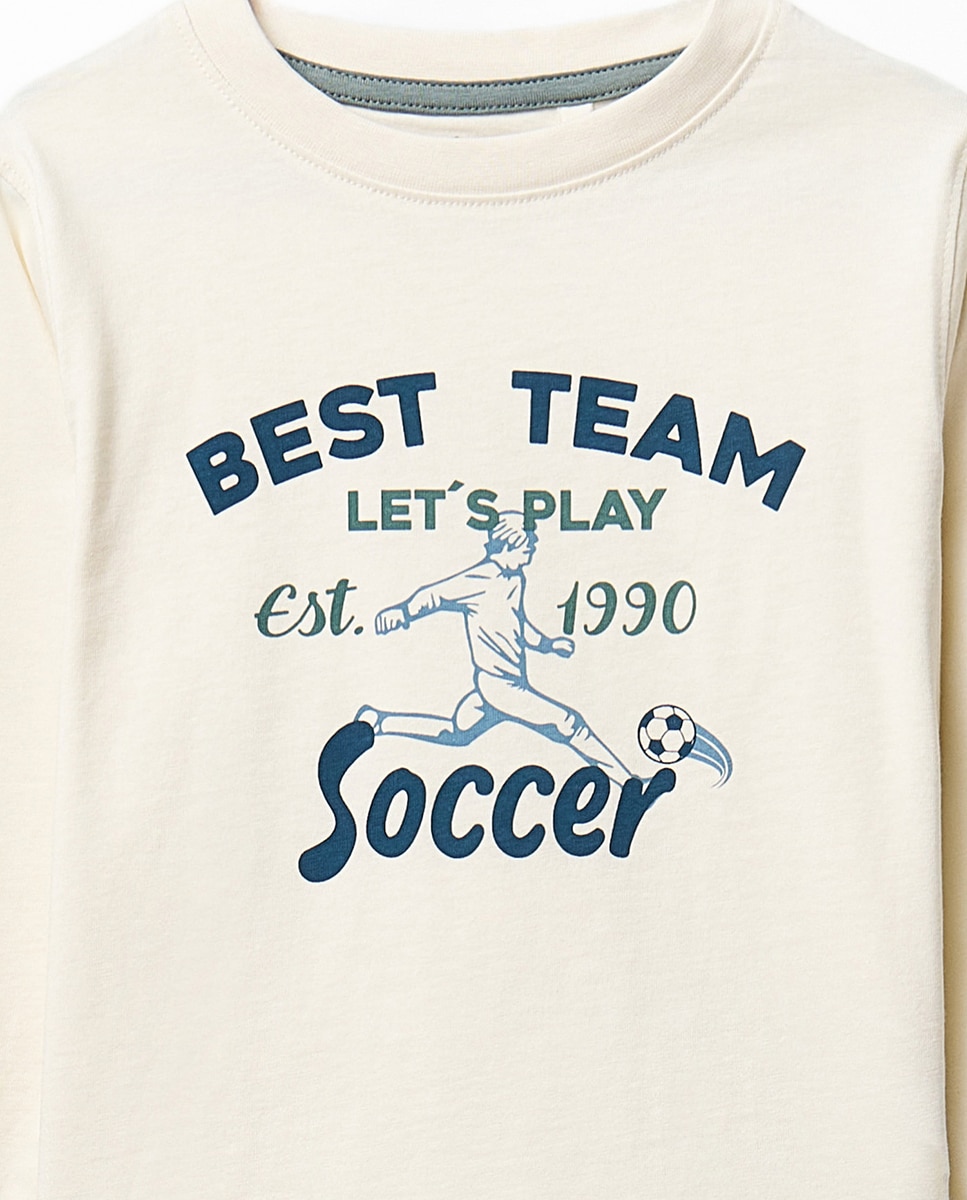 Pijama Soccer Branco-marfim-3