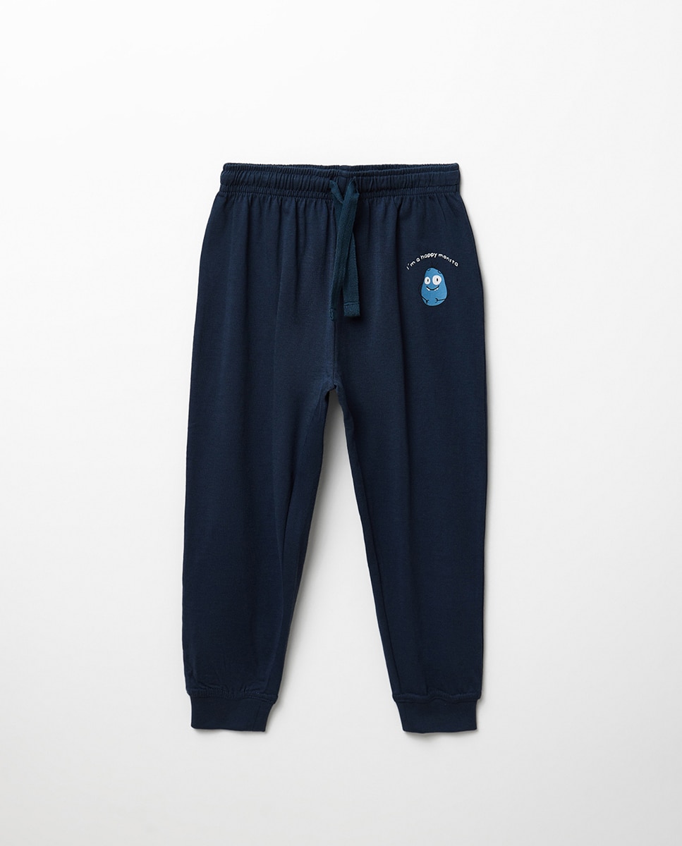 Pijama com Monstros 820 Cinzento Médio-4