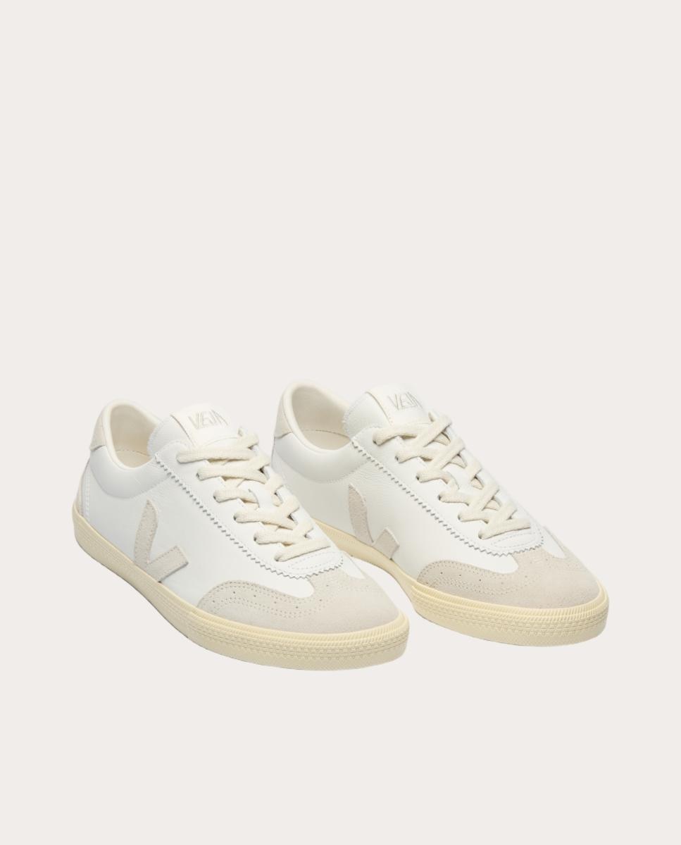 Imagen 2 de Zapatillas Volley de piel - Blanco Blanco