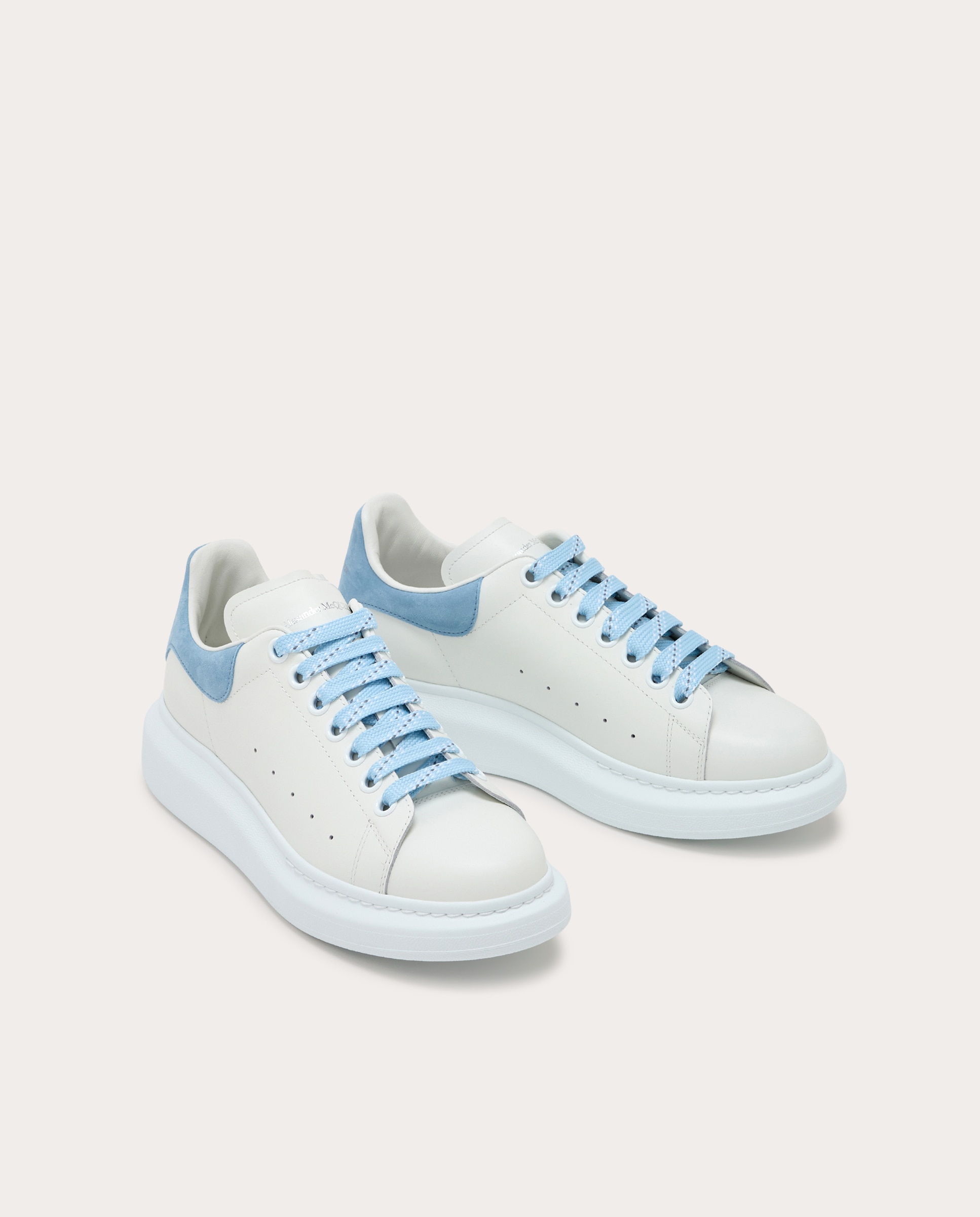 Zapatillas oversized de piel - Blanco Blanco-2