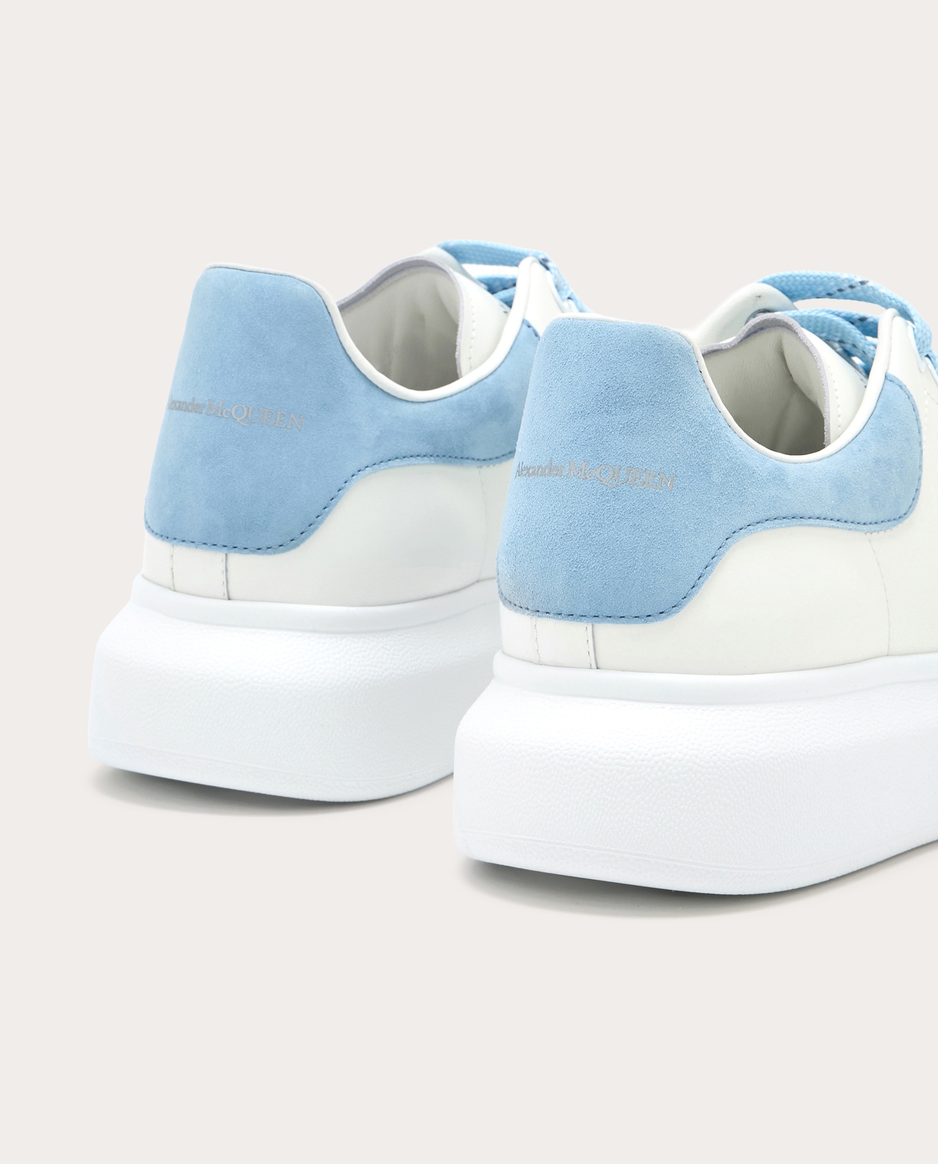 Zapatillas oversized de piel - Blanco Blanco-3