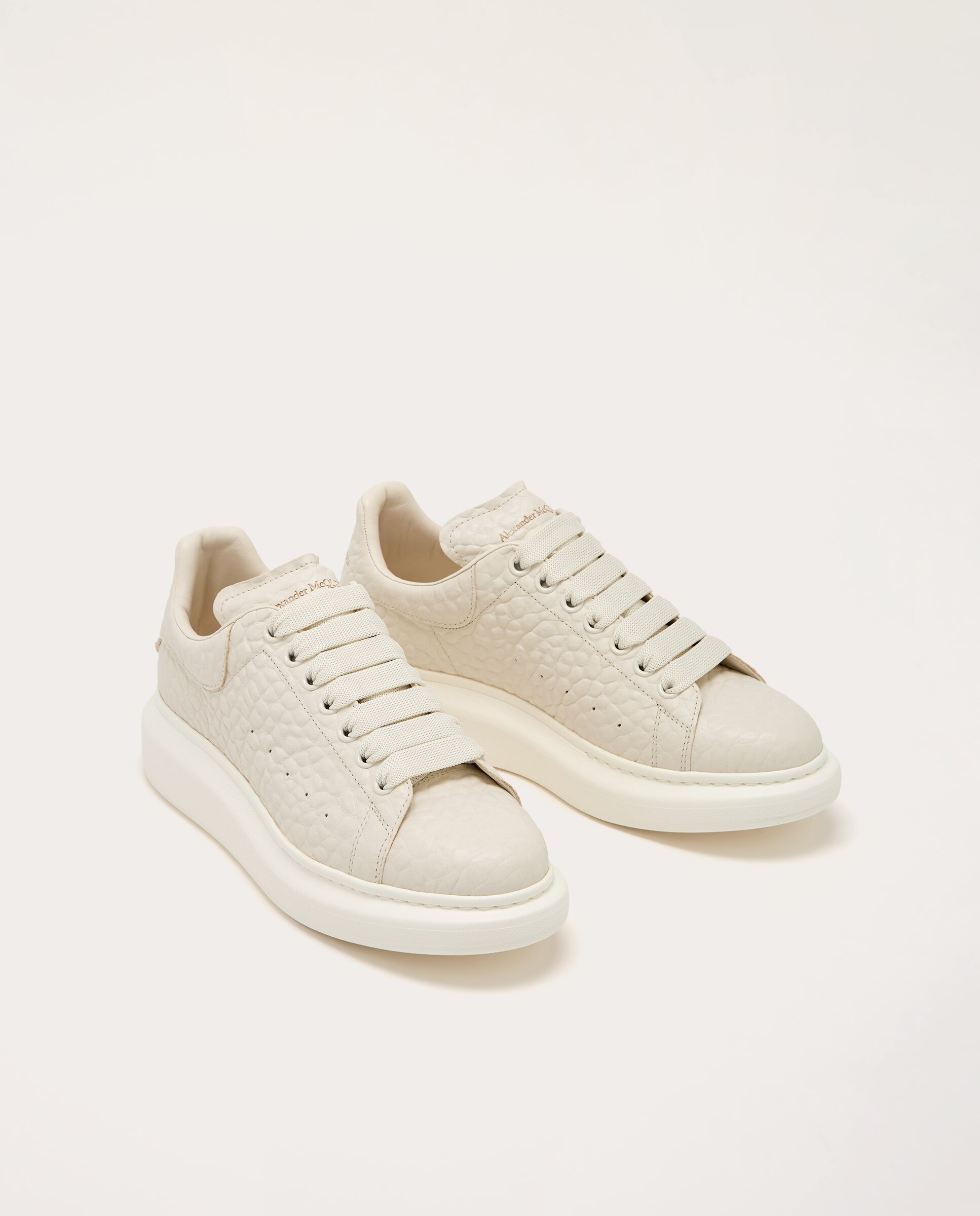 Zapatillas oversized de piel - Blanco Blanco-2