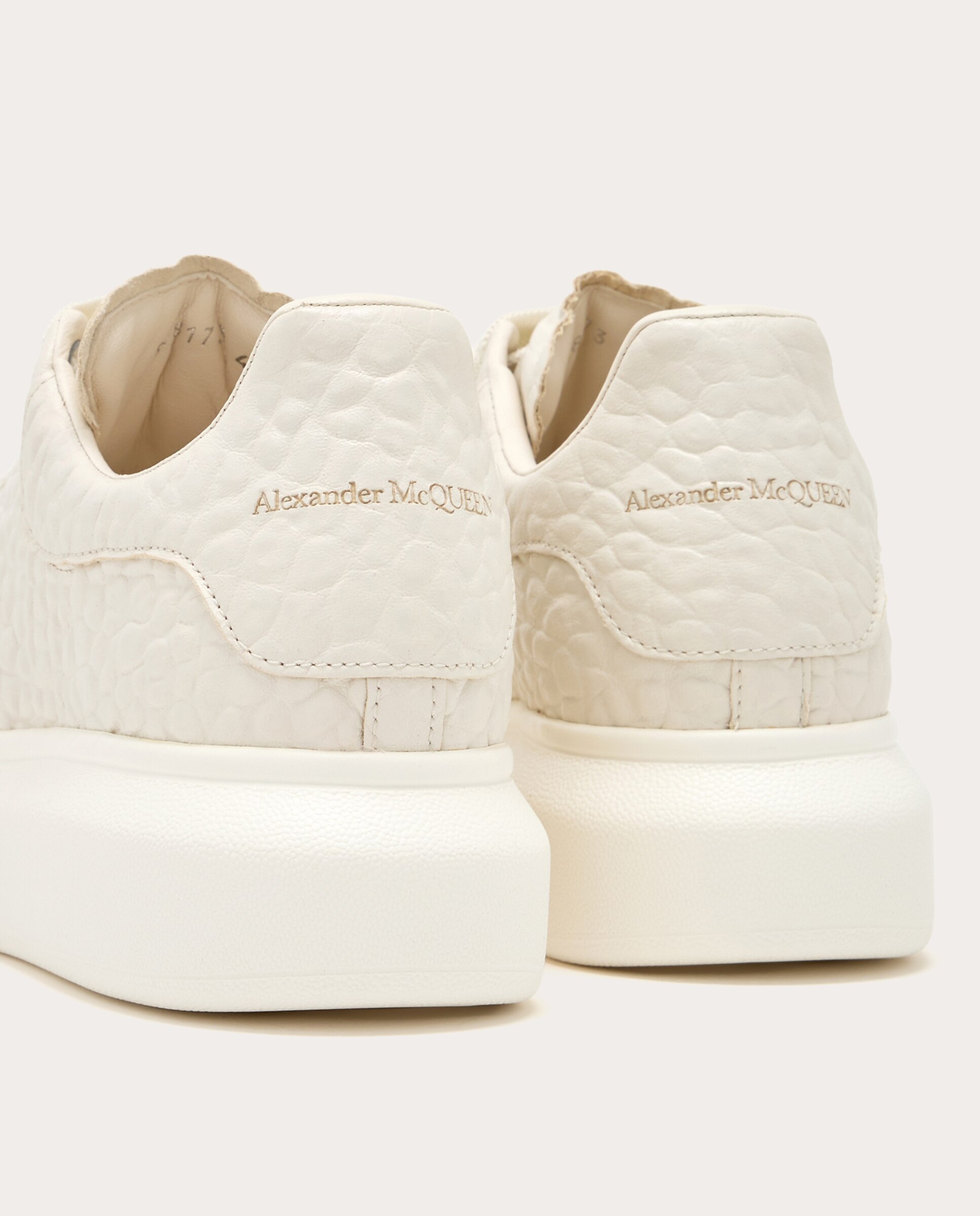 Zapatillas oversized de piel - Blanco Blanco-3