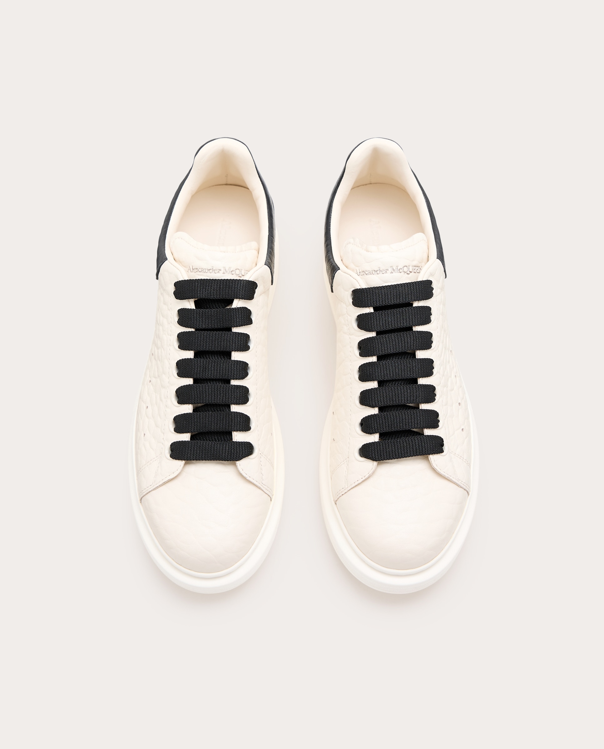 Zapatillas oversized de piel - Blanco Blanco-4