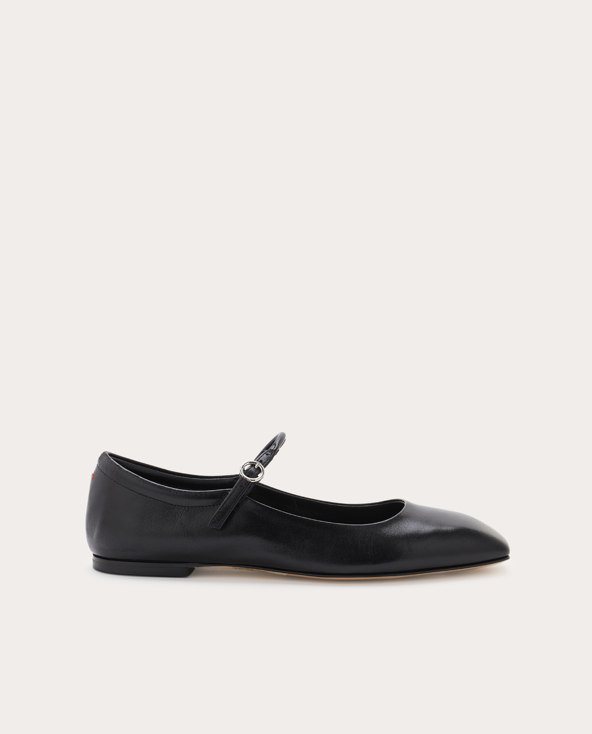Imagen 0 de Zapatos planos Uma de piel Negro