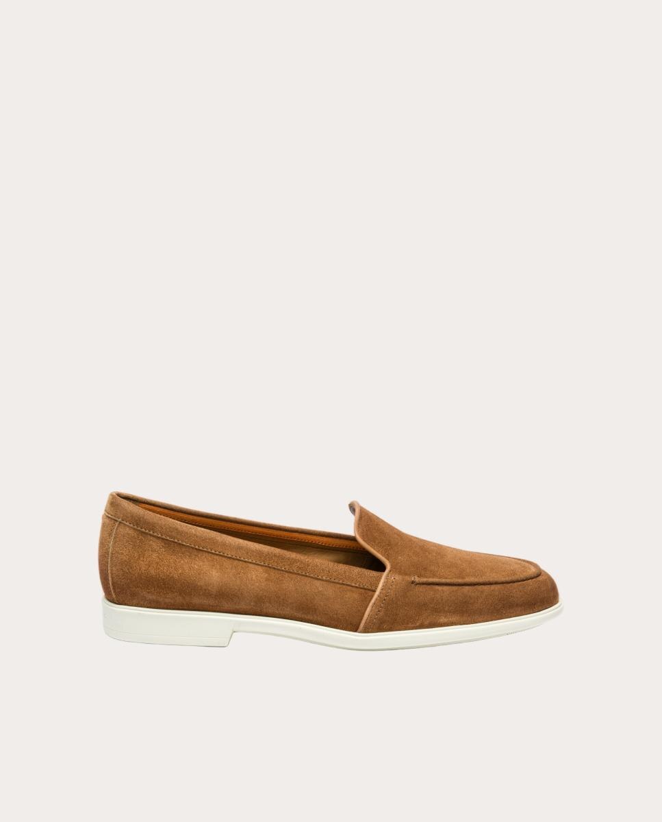 Imagen 0 de Mocasines de ante Camel