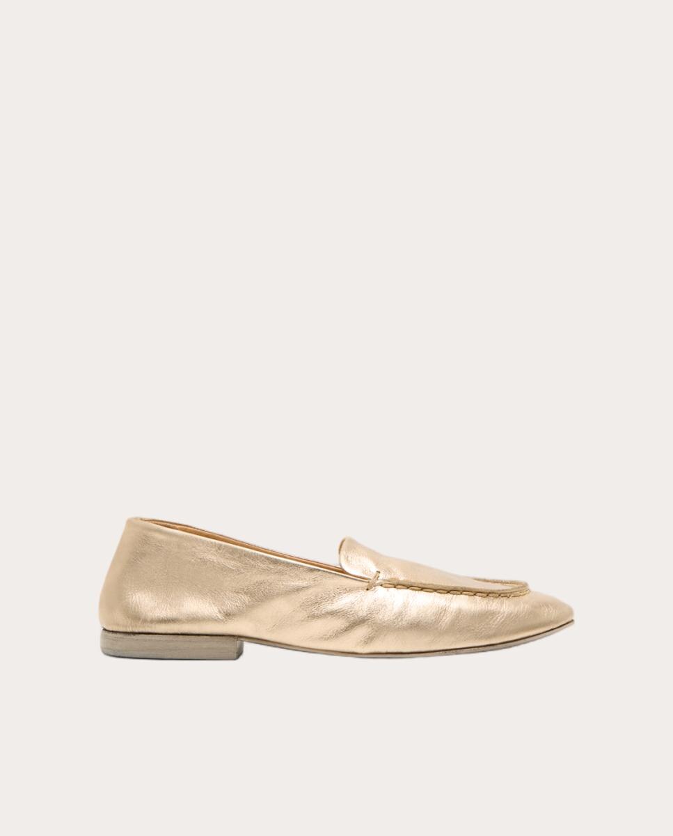 Imagen 0 de Mocasines de cuero Oro