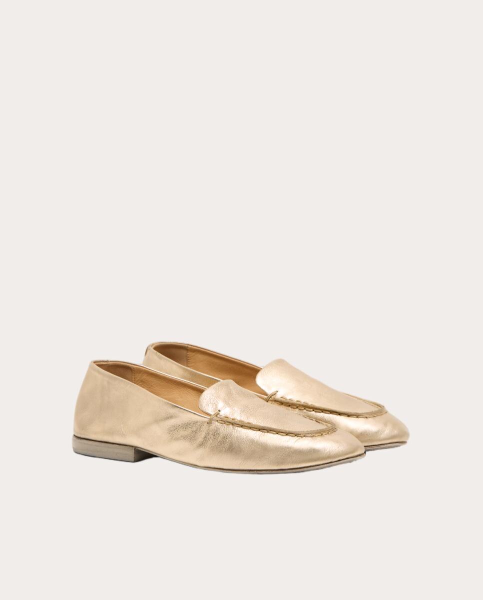 Mocasines de cuero - Oro Oro-3