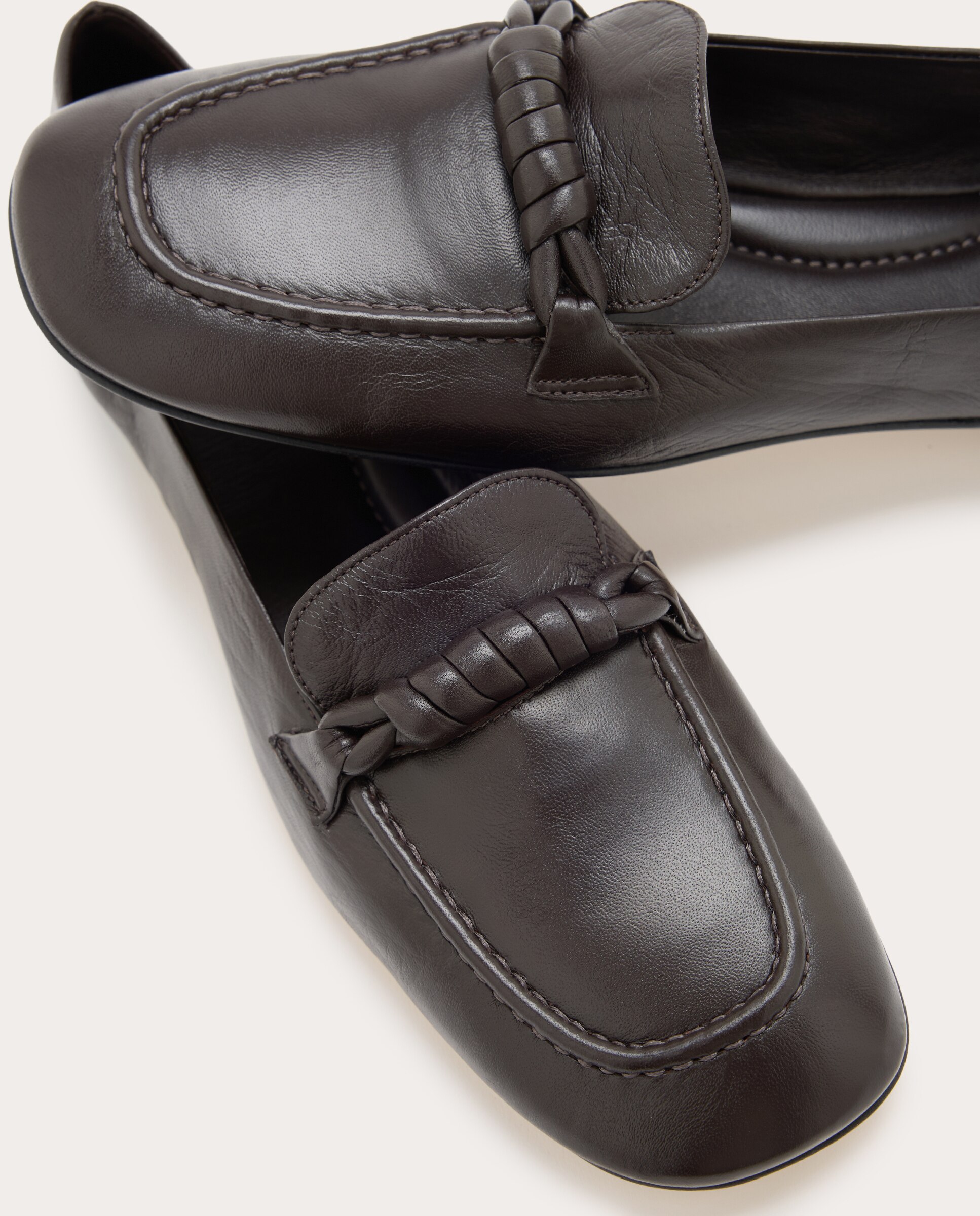 Mocassins em Pele Castanho-5