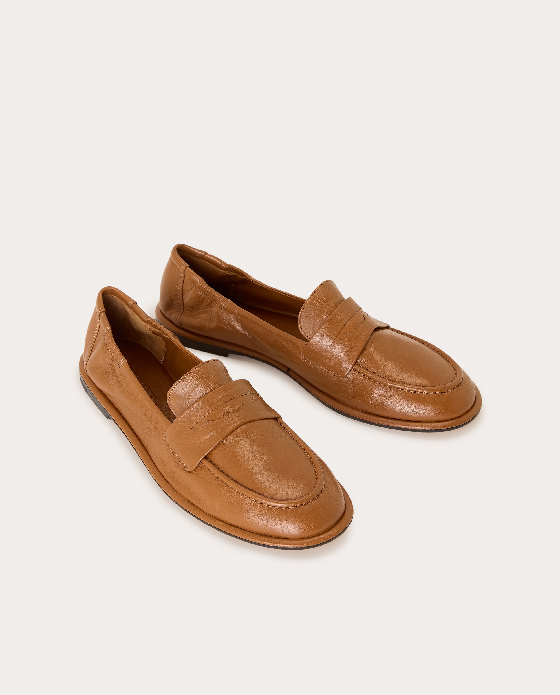 Imagen 2 de Mocasines Mia de piel - Marrón Marrón