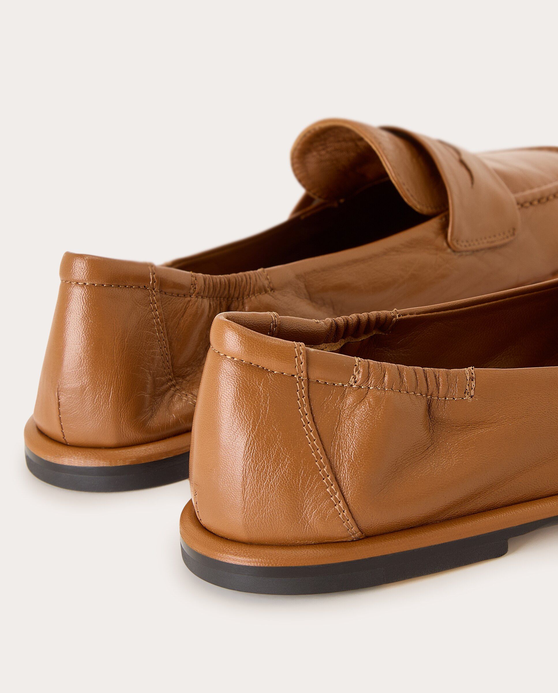 Imagen 3 de Mocasines Mia de piel - Marrón Marrón