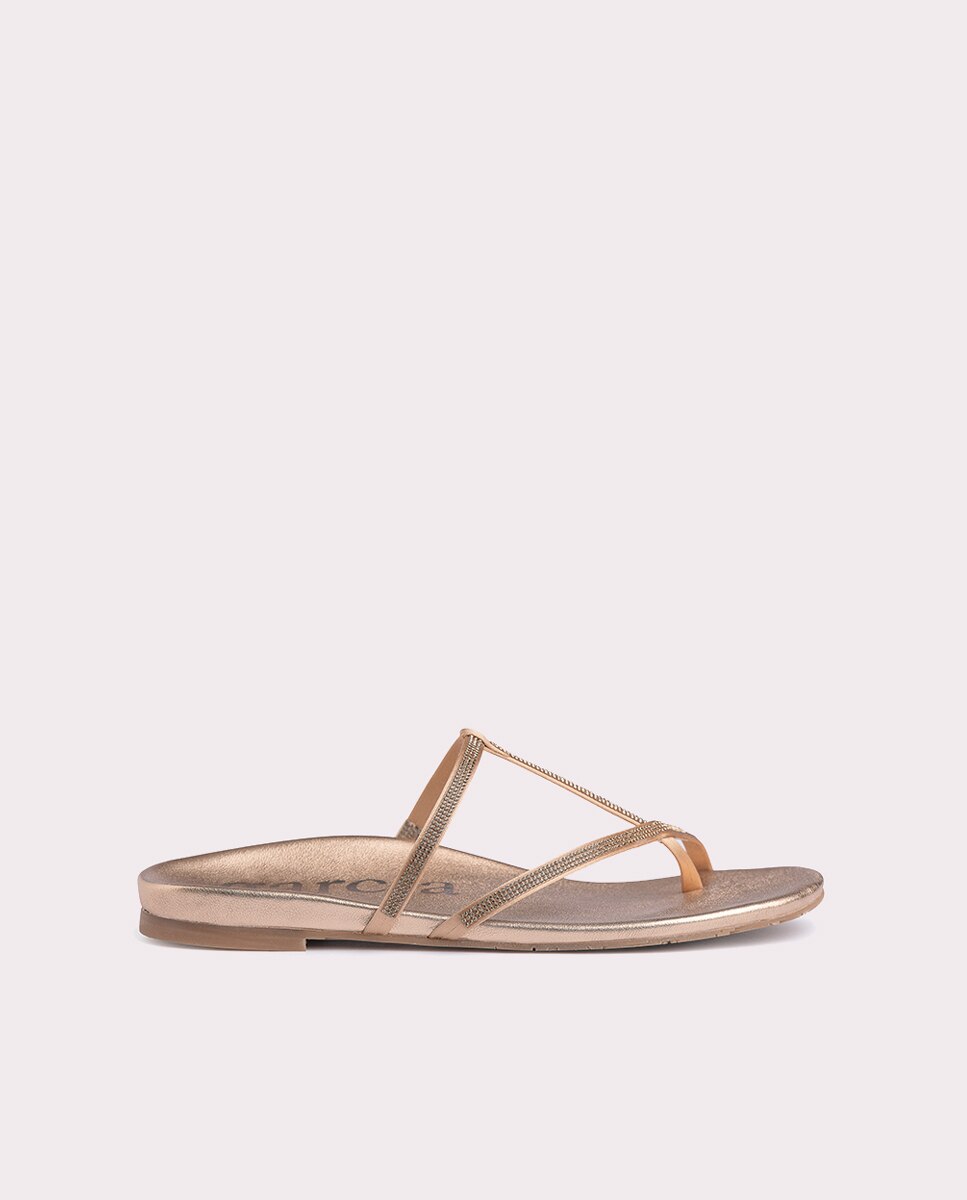 Imagen 0 de Sandalias Belisa de piel Rosa