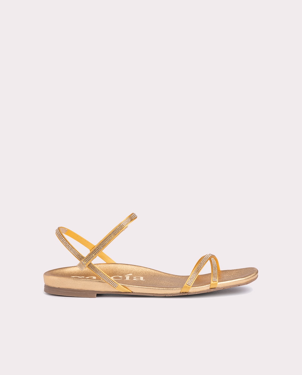 Imagem 0 de Sandálias Bambina em Pele