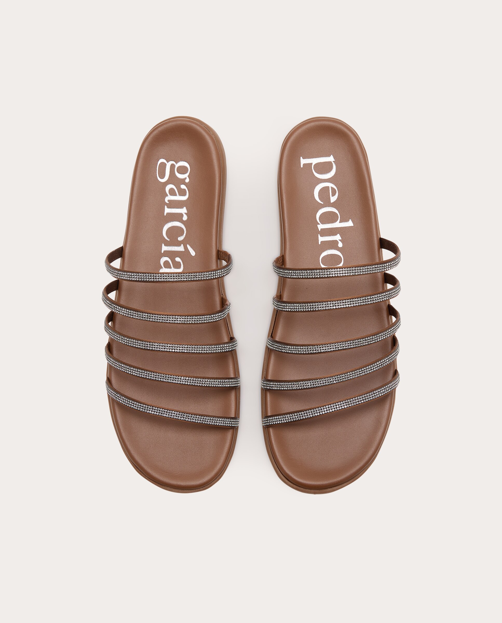 Sandalias planas Prudie - Marrón Marrón-4